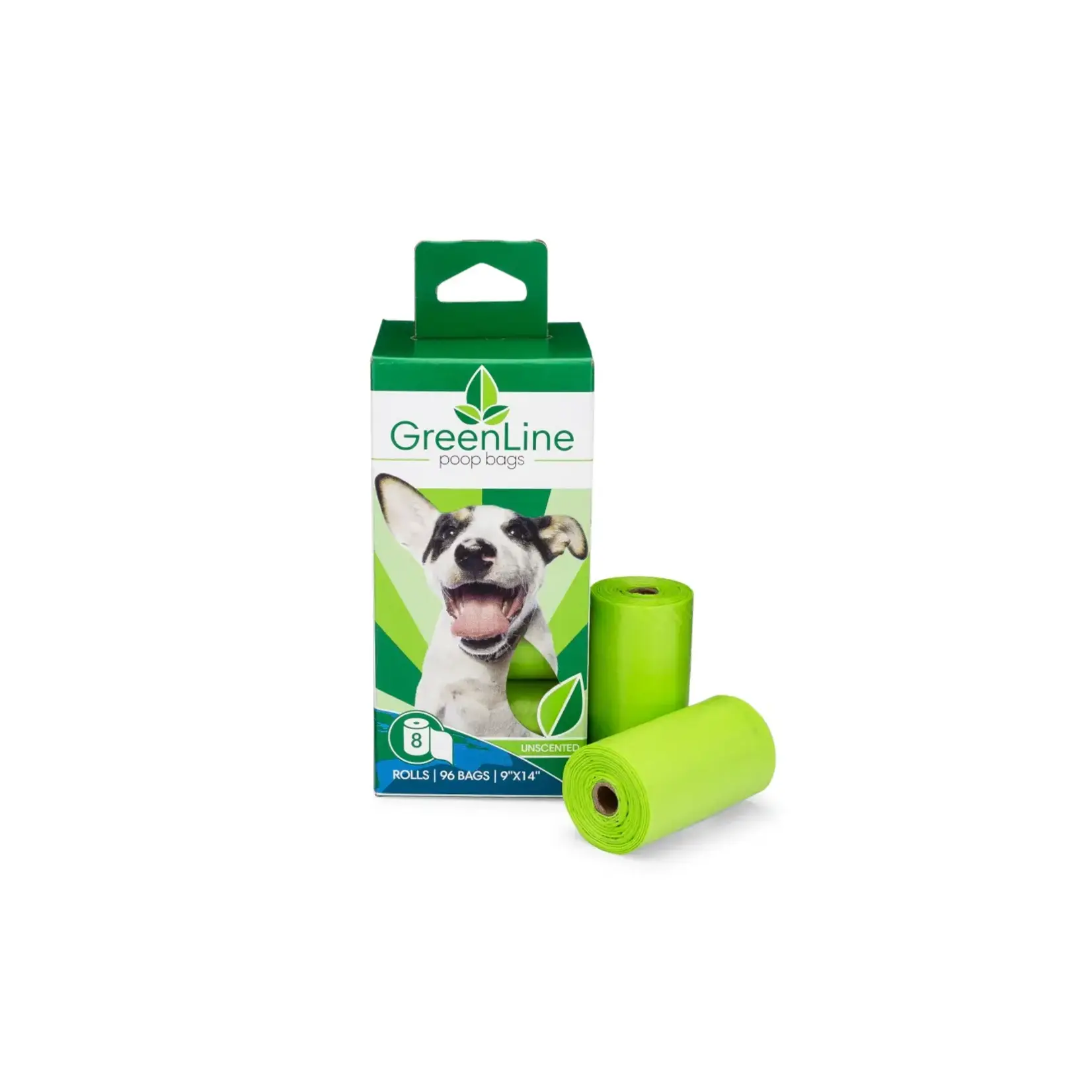 GreenLine Pet Supply GreenLine Poop Bags 8 Pack