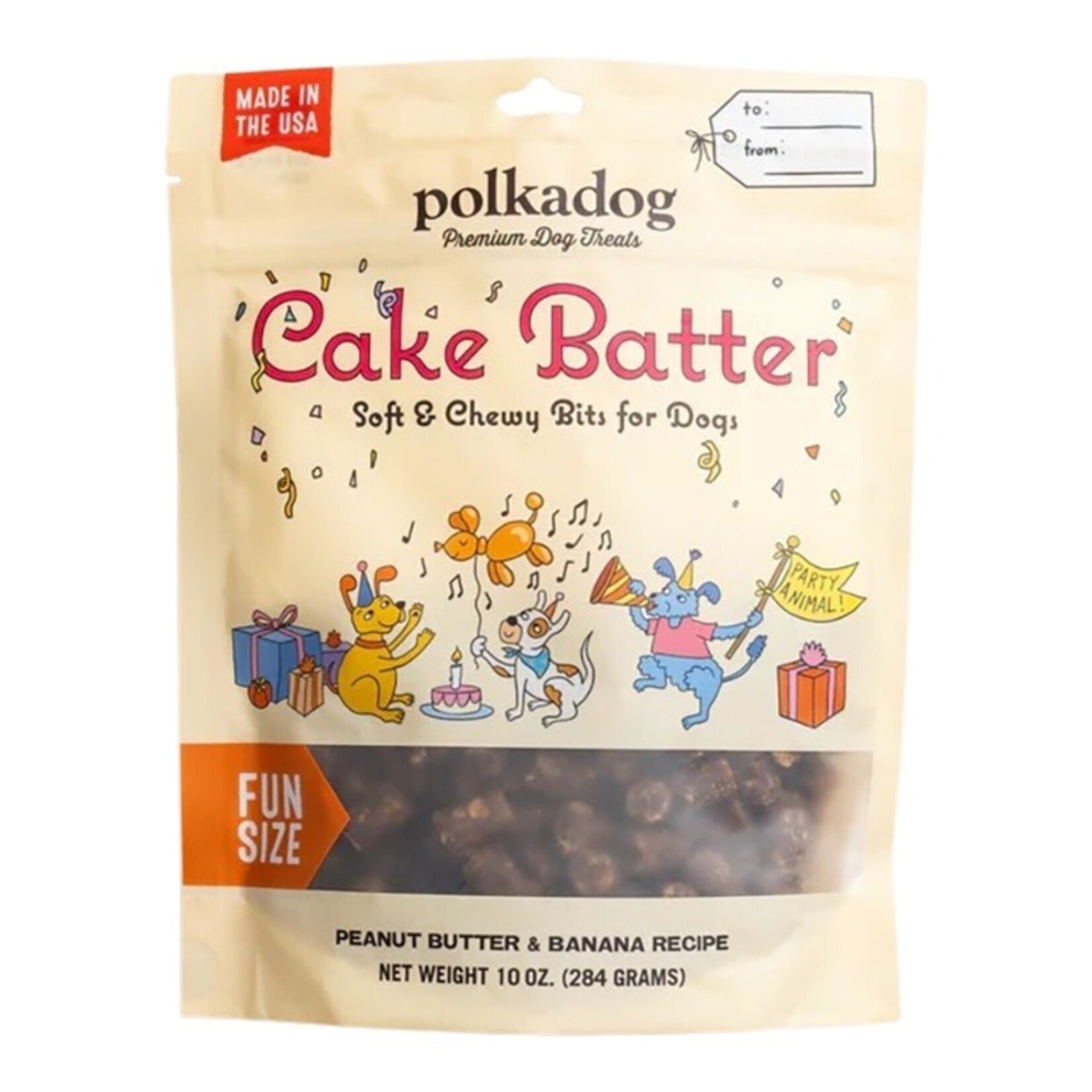 Polkadog Polkadog Cake Batter Soft & Chewy Bits for Dogs 10oz