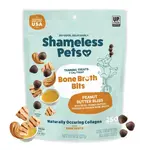 Shameless Pets Shameless Pets Bone Broth Bits Peanut Butter Bliss Dog Treats 8oz