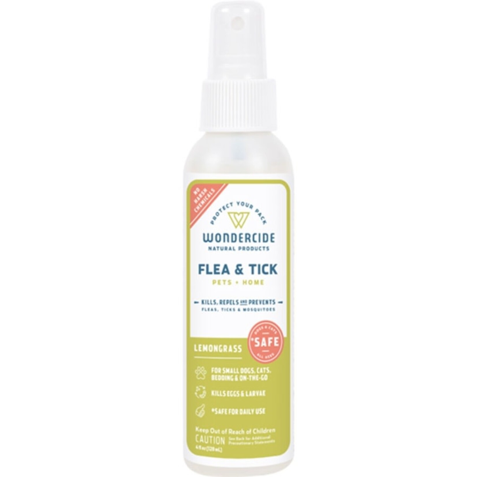 Wondercide Natural Products Wondercide Lemongrass Flea & Tick Spray 4OZ