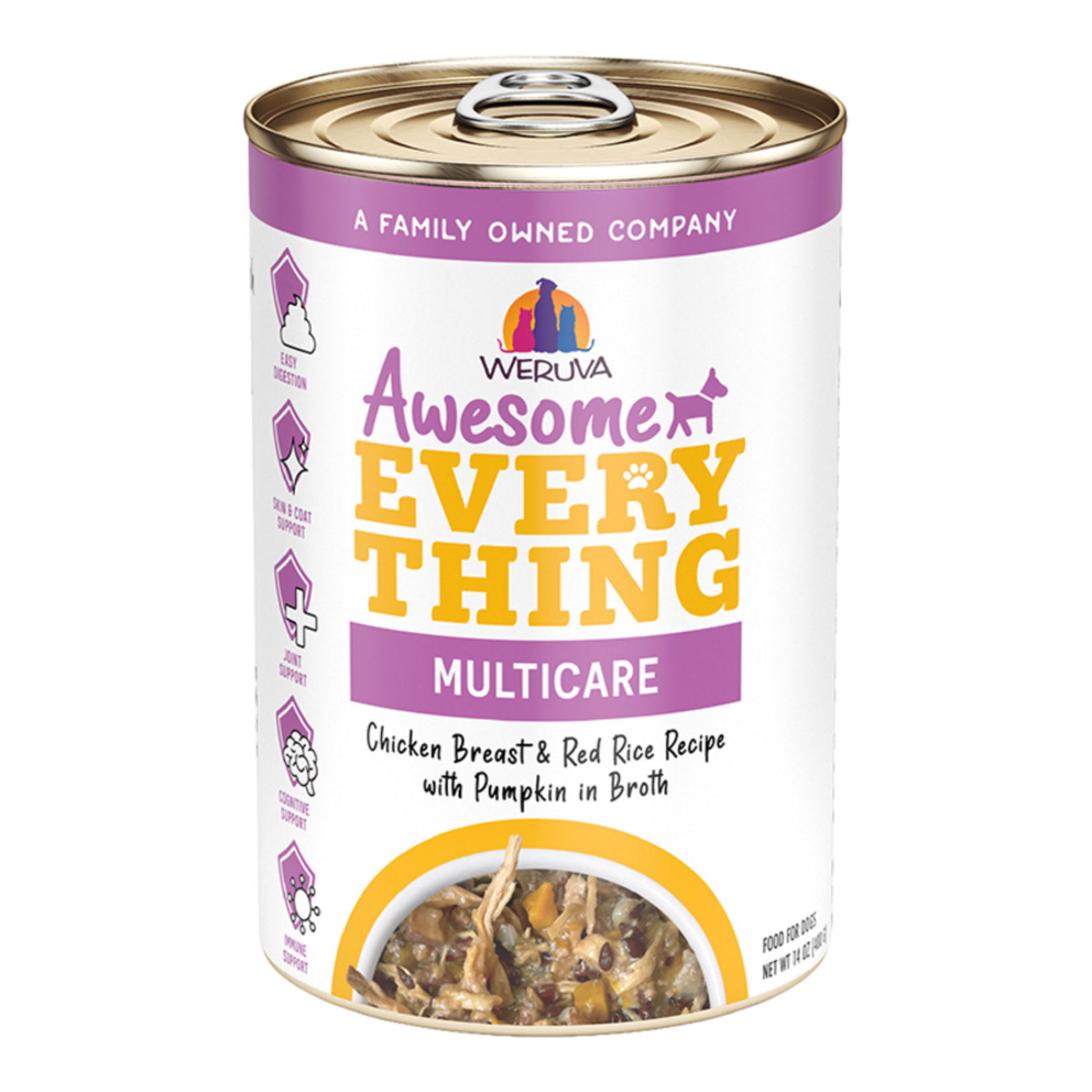 Weruva Weruva D Awesome Everything Chicken Breast & Red Rice With Pumpkin 14OZ