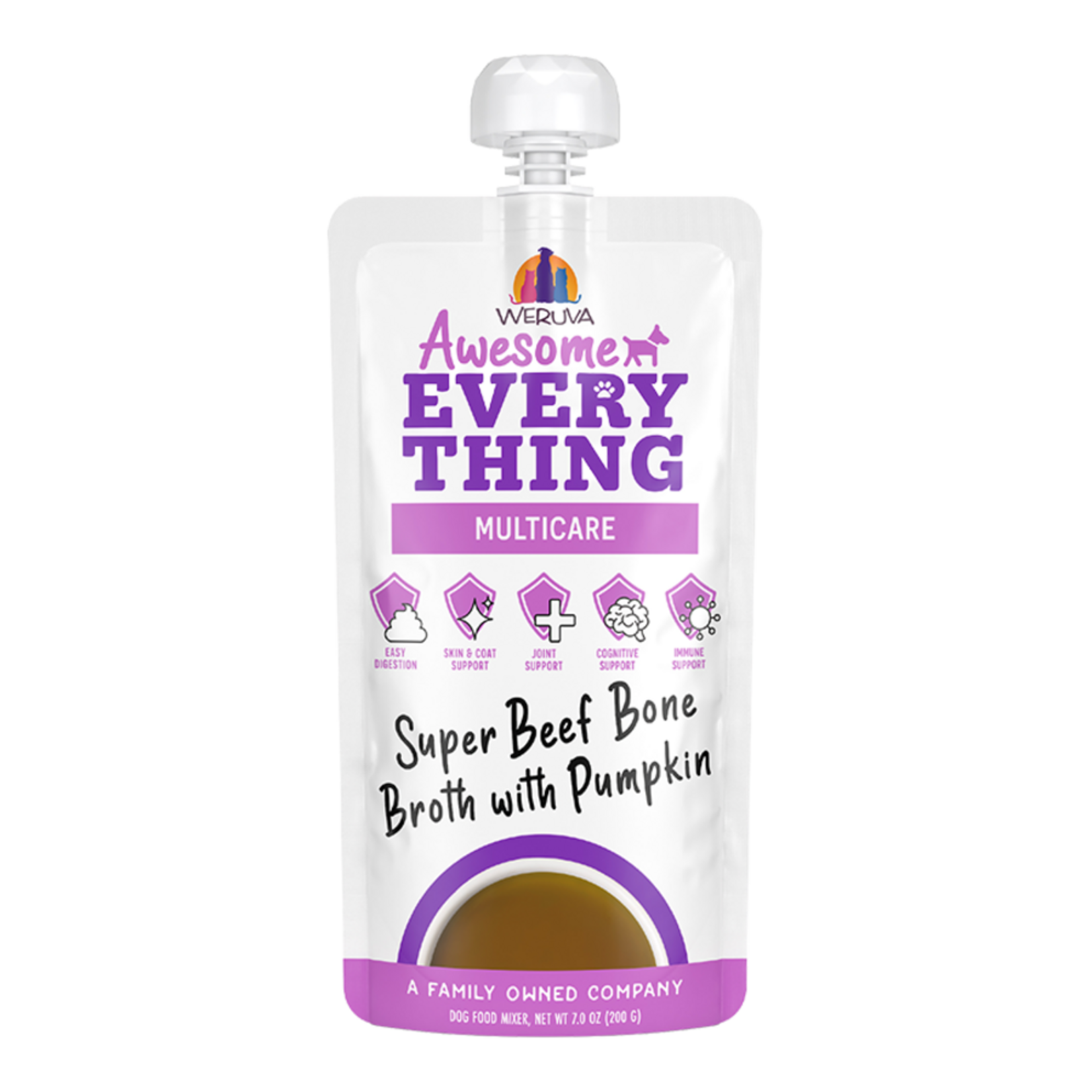 Weruva Weruva D Awesome Everything Super Beef Bone Broth 7oz Pouch
