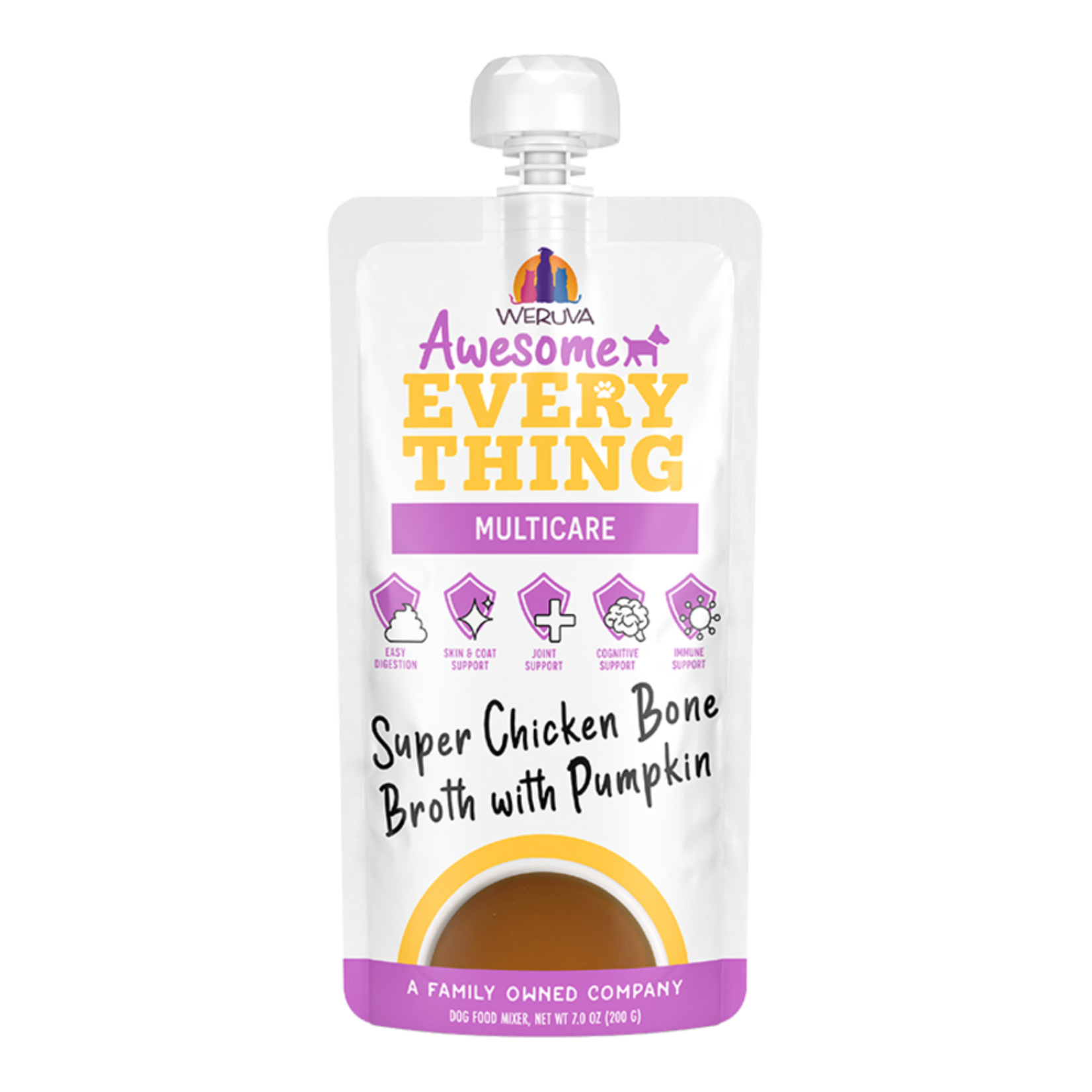 Weruva Weruva D Awesome Everything Super Chicken Bone Broth 7oz Pouch