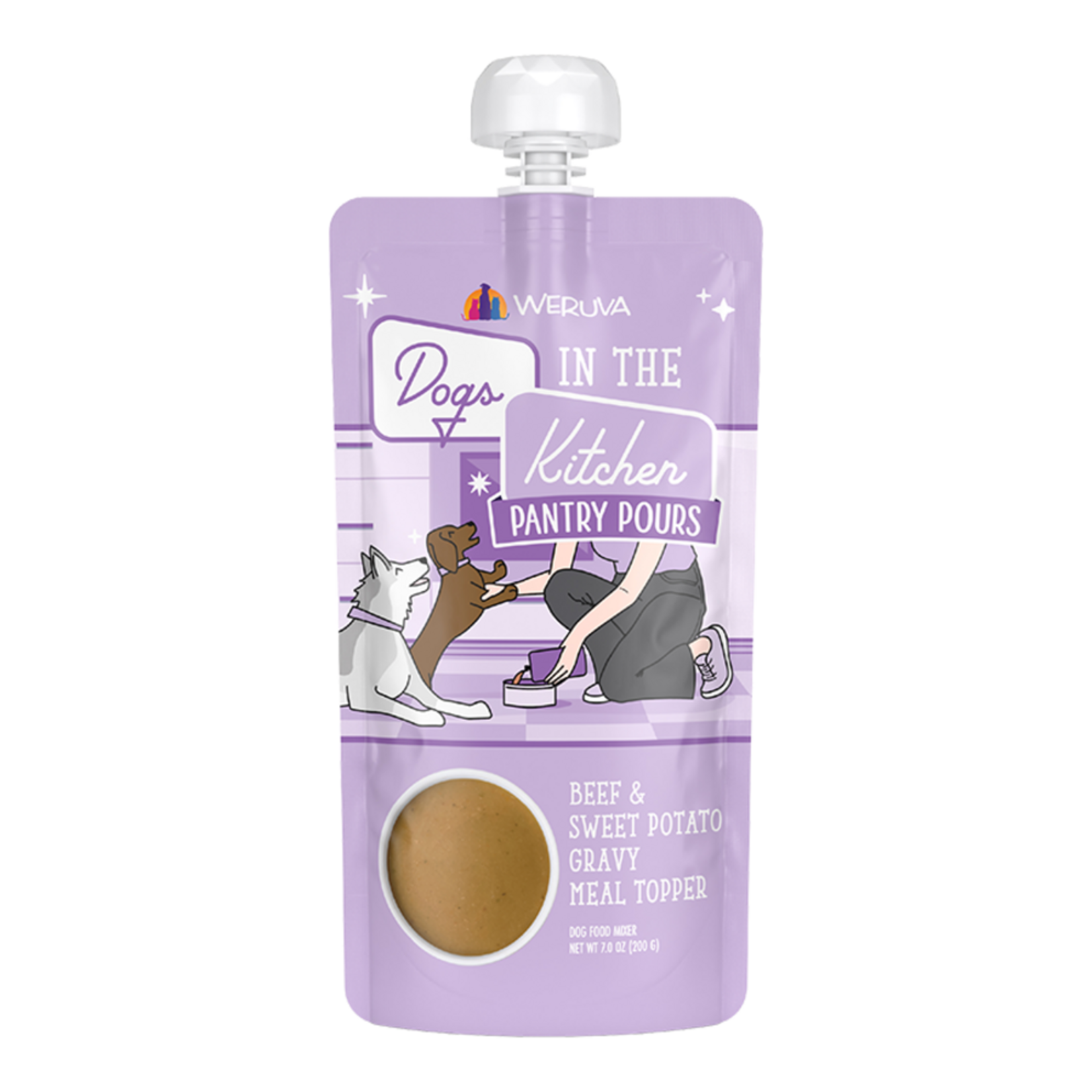 Weruva DITK Dog Pantry Pours Beef & Sweet Potato Gravy Topper 7oz Pouch