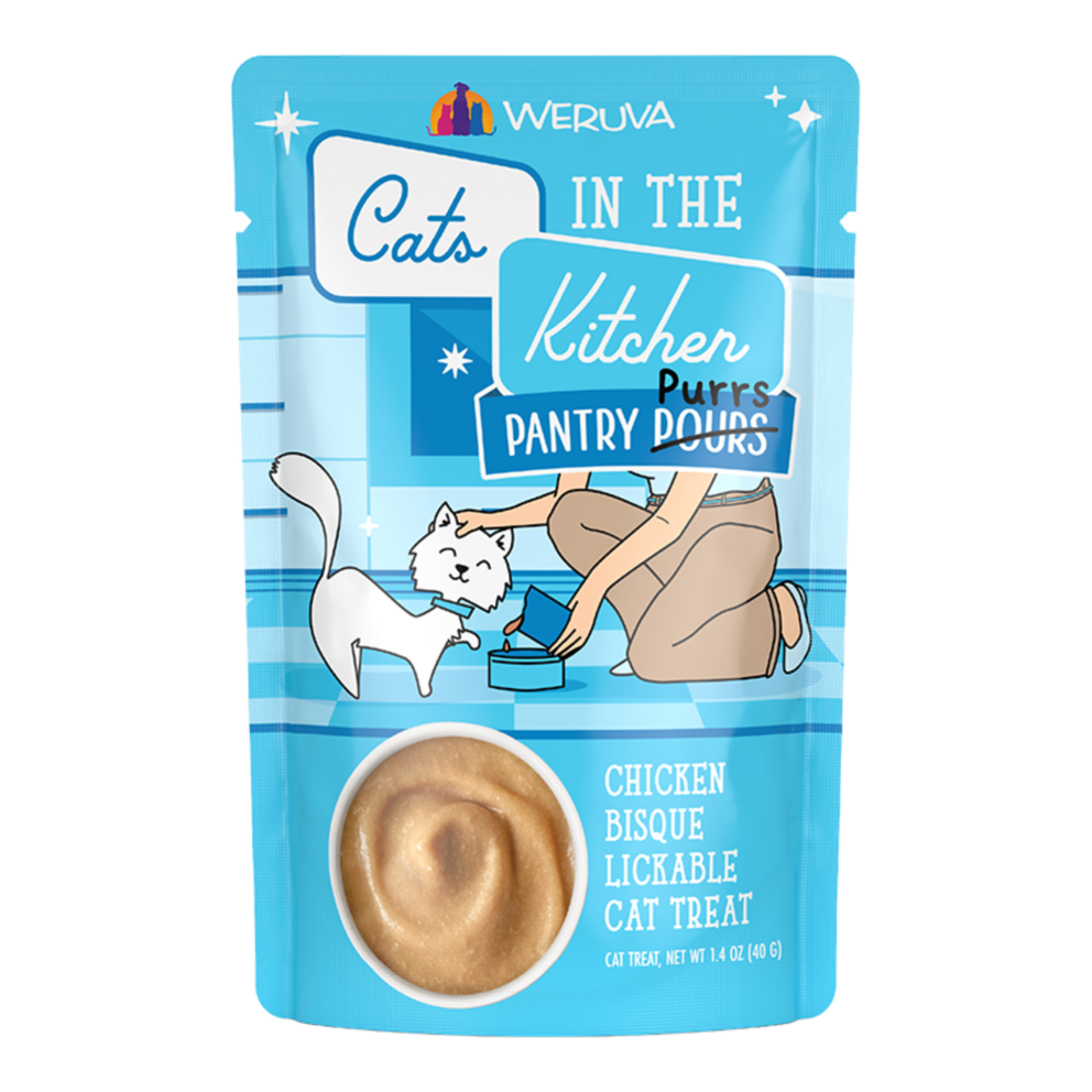 Weruva CITK Cat Pantry Pours Chicken Bisque 1.4oz Pouch