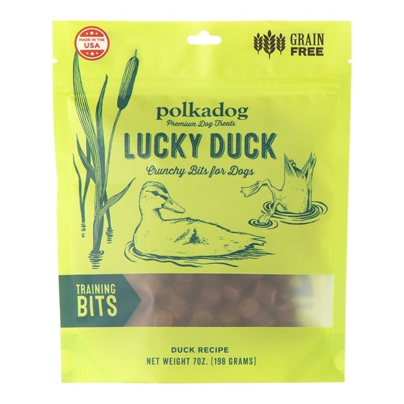 Polkadog Polkadog Lucky Duck Crunchy Bites 7oz