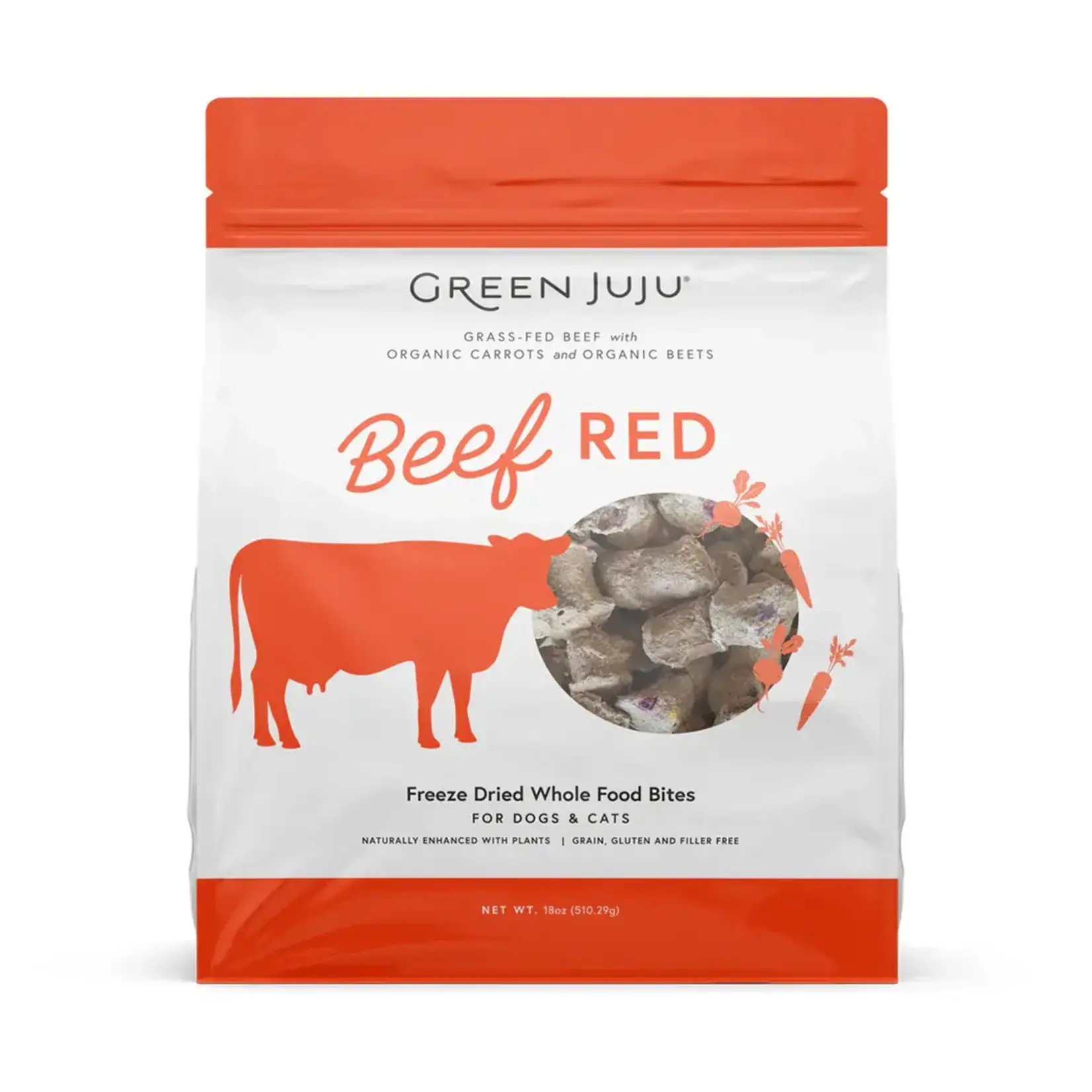 Green Juju Green Juju Freeze-dried Super Food Bites Beef Red 7.5 OZ