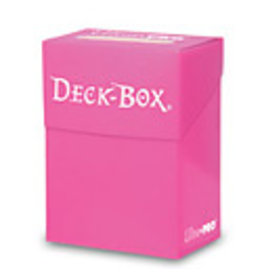 ULTRA PRO: SOLID DECK BOX - BRIGHT PINK