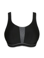 PrimaDonna Sport The Sweater Underwire Padded Sports Bra  (6000116),30D,Cosmic Grey at  Women's Clothing store