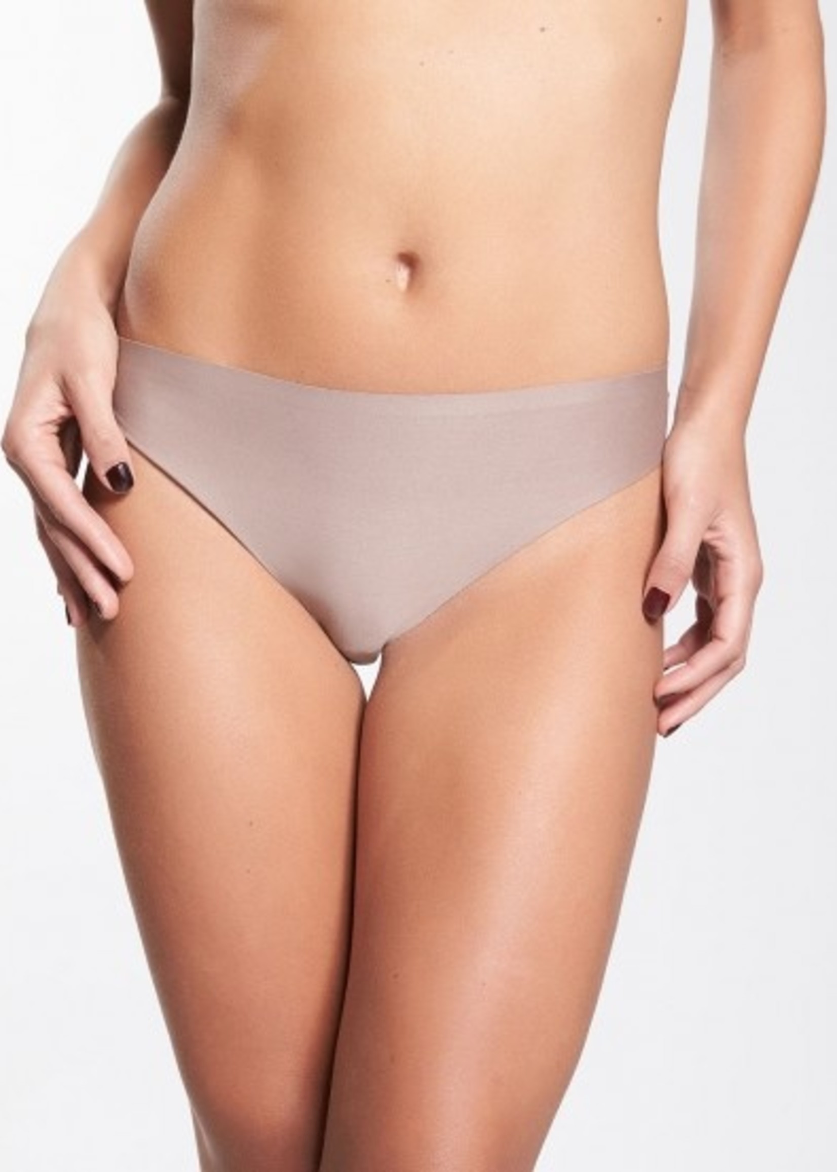 Chantelle Soft Stretch One Size Thong: Golden Beige