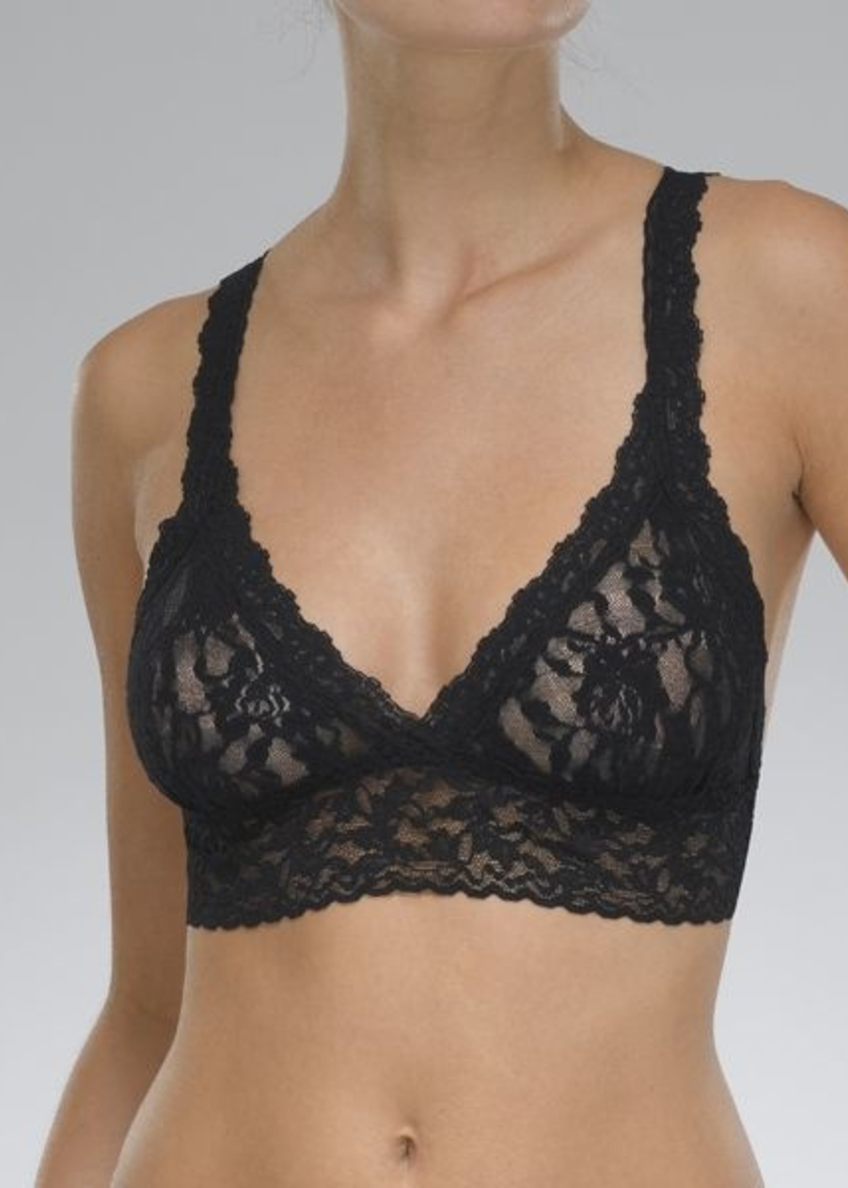 hanky panky Women's Signature Lace Padded Bralette, Black, XXS at   Women's Clothing store