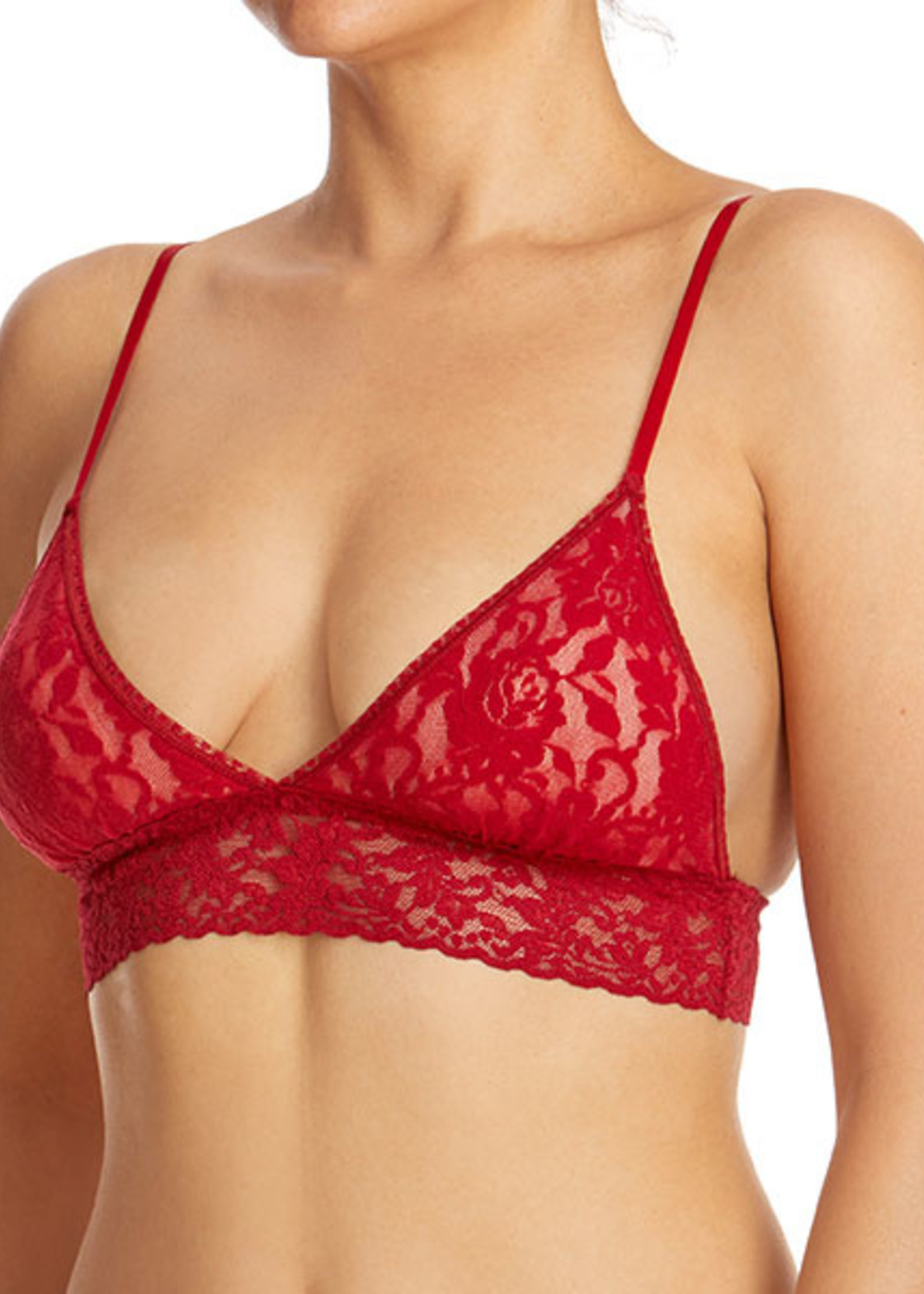 Hanky Panky Signature Lace Crossover Bralette - Soft and Beautiful Bralette  for Light Support