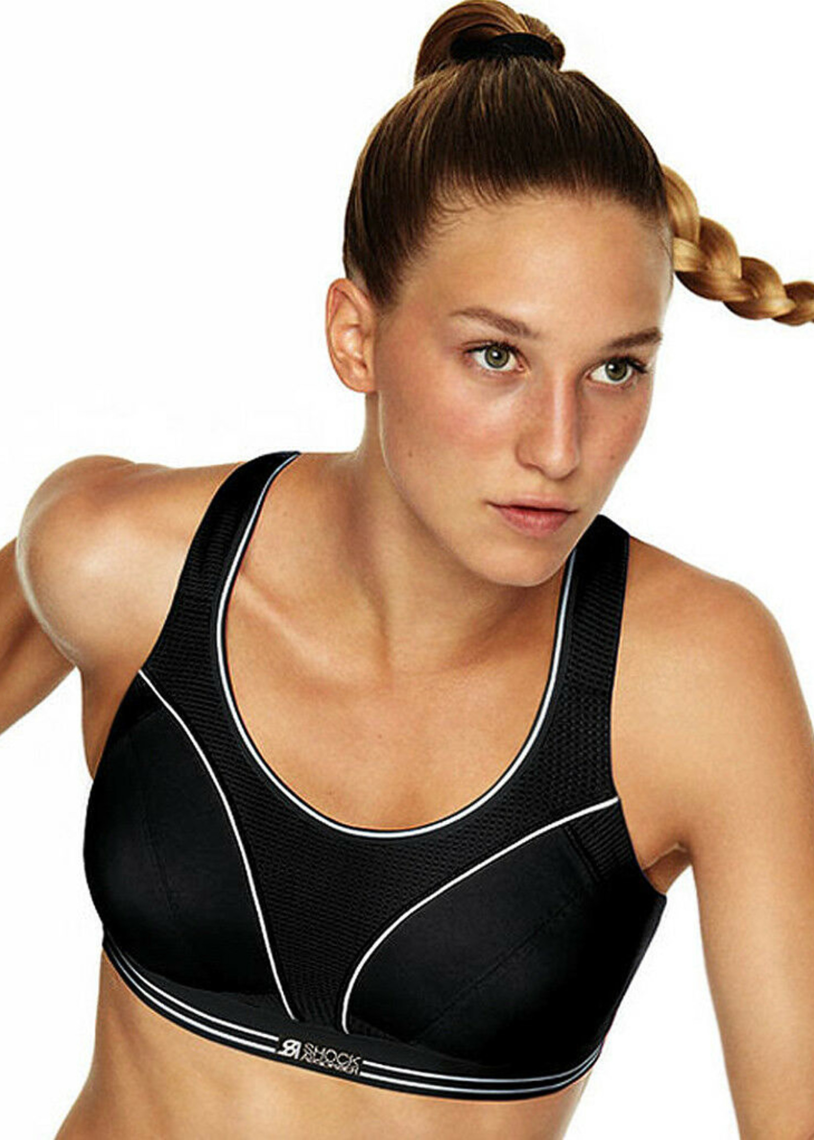 Ultimate run bra in black Shock Absorber