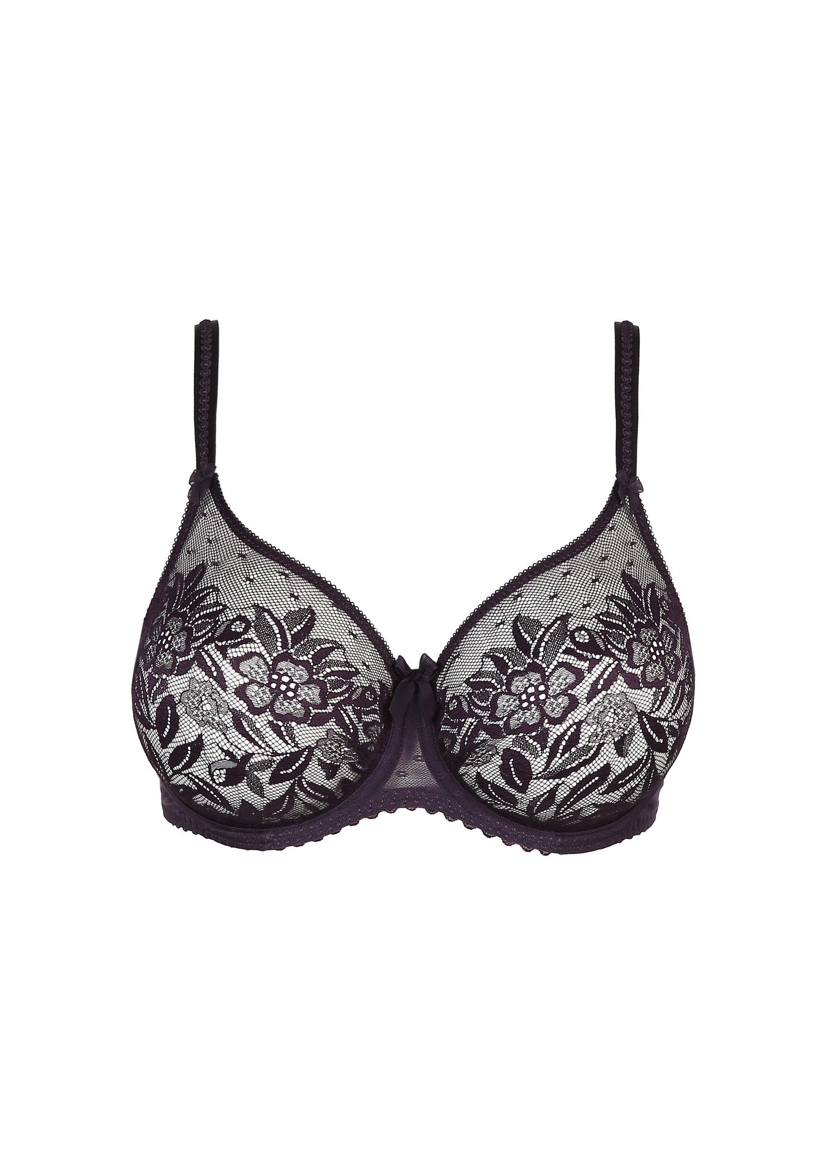 Prima Donna Divine Seamless Lace Bra in Black - Busted Bra Shop