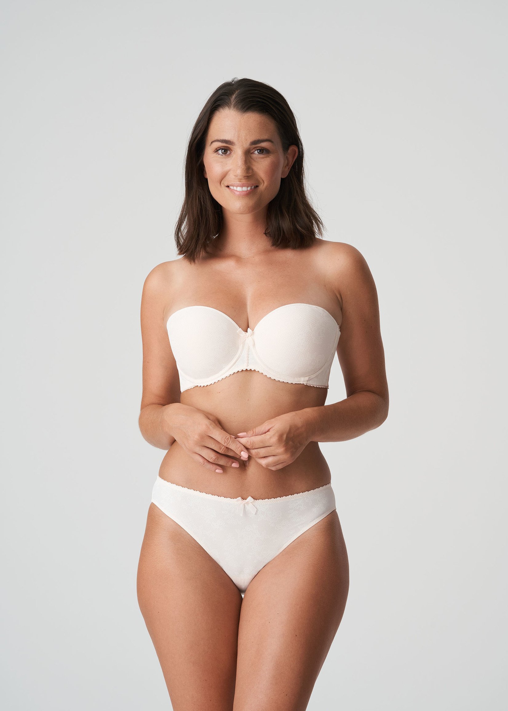 White Lace Strapless Bra | New Look