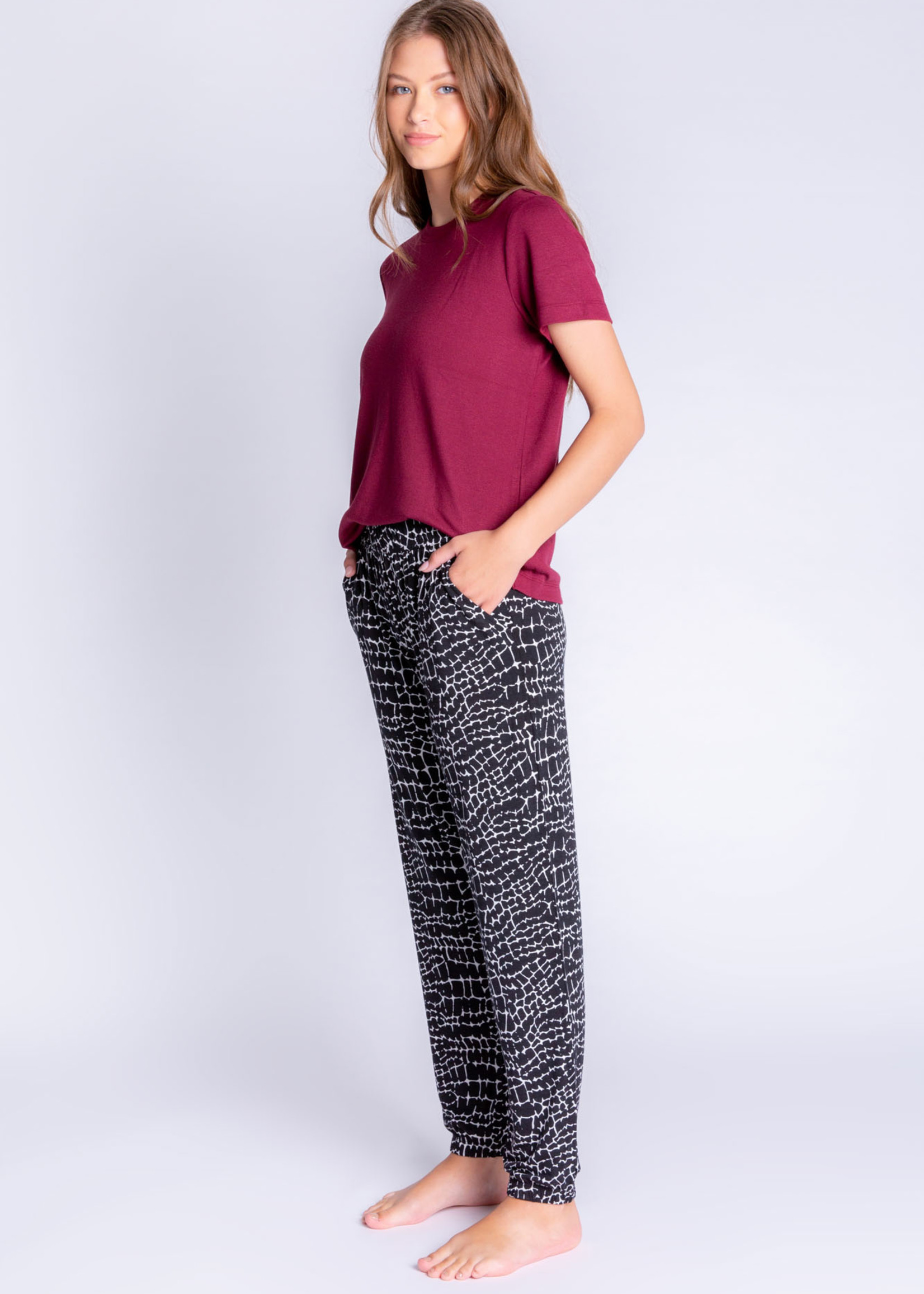 PJ Salvage Croc Hideaway Pant Set