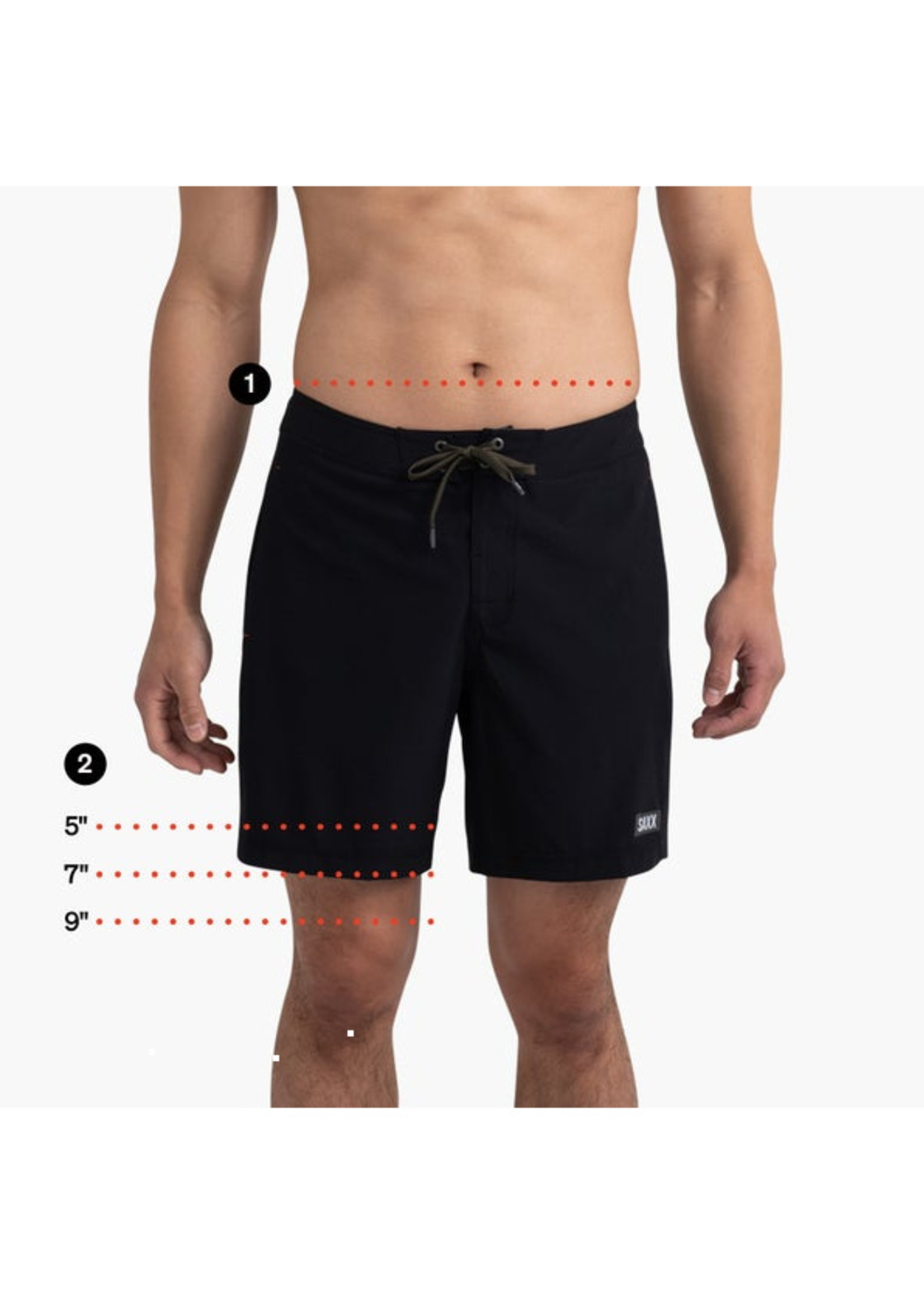 Saxx Oh Buoy 5" Tropical Blue Swim Trunk