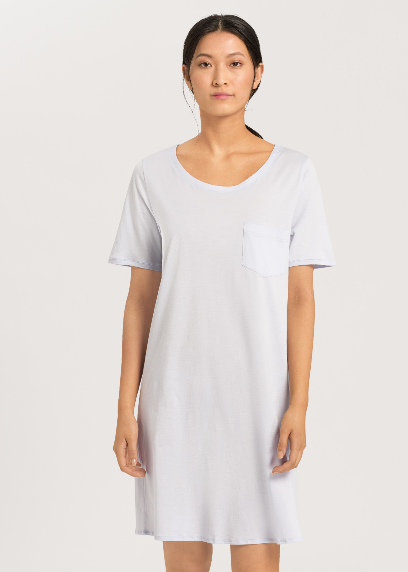 Hanro Cotton Deluxe Short Sleeve Nightshirt