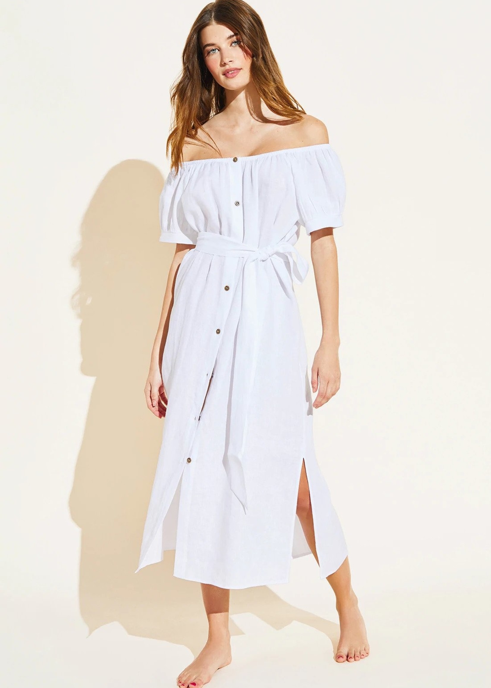 Eberjey Harper Linen Dress