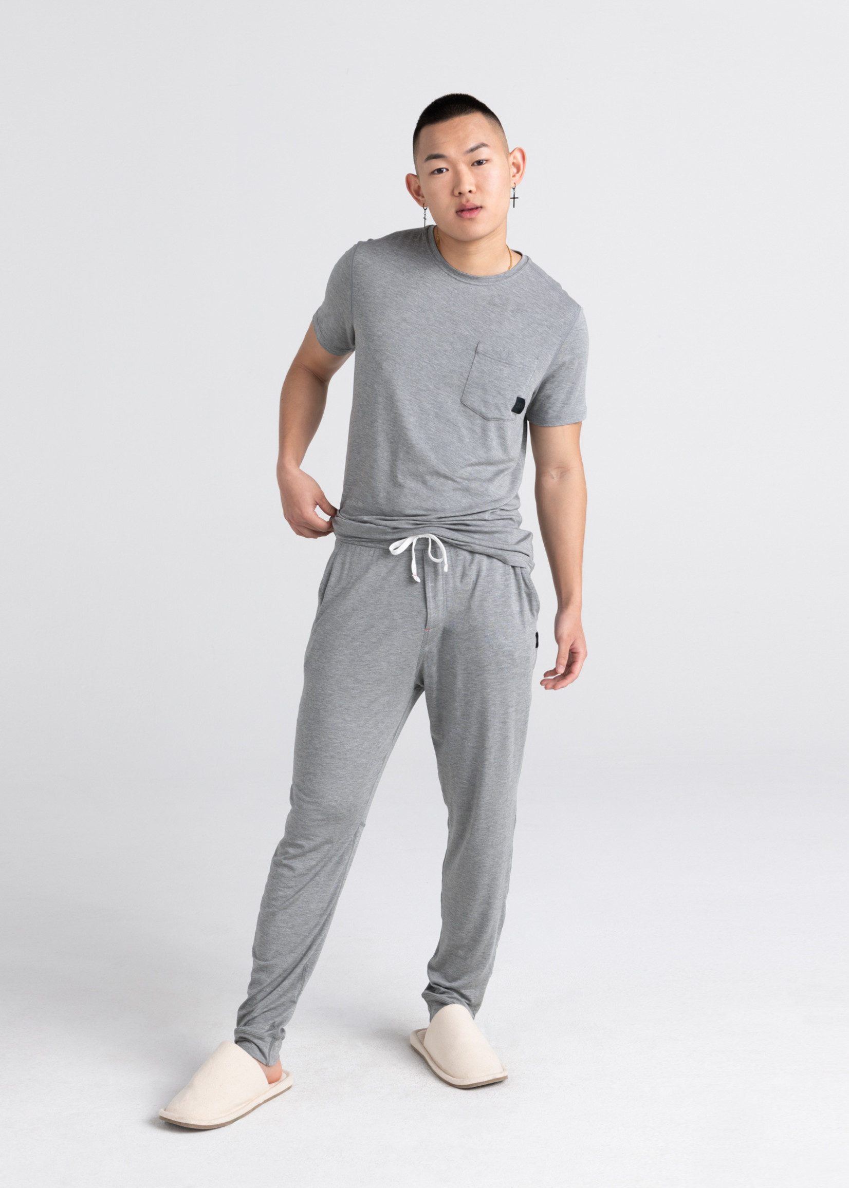 SAXX Men's Snooze Lounge Jogger Pants with Elastic Waistband