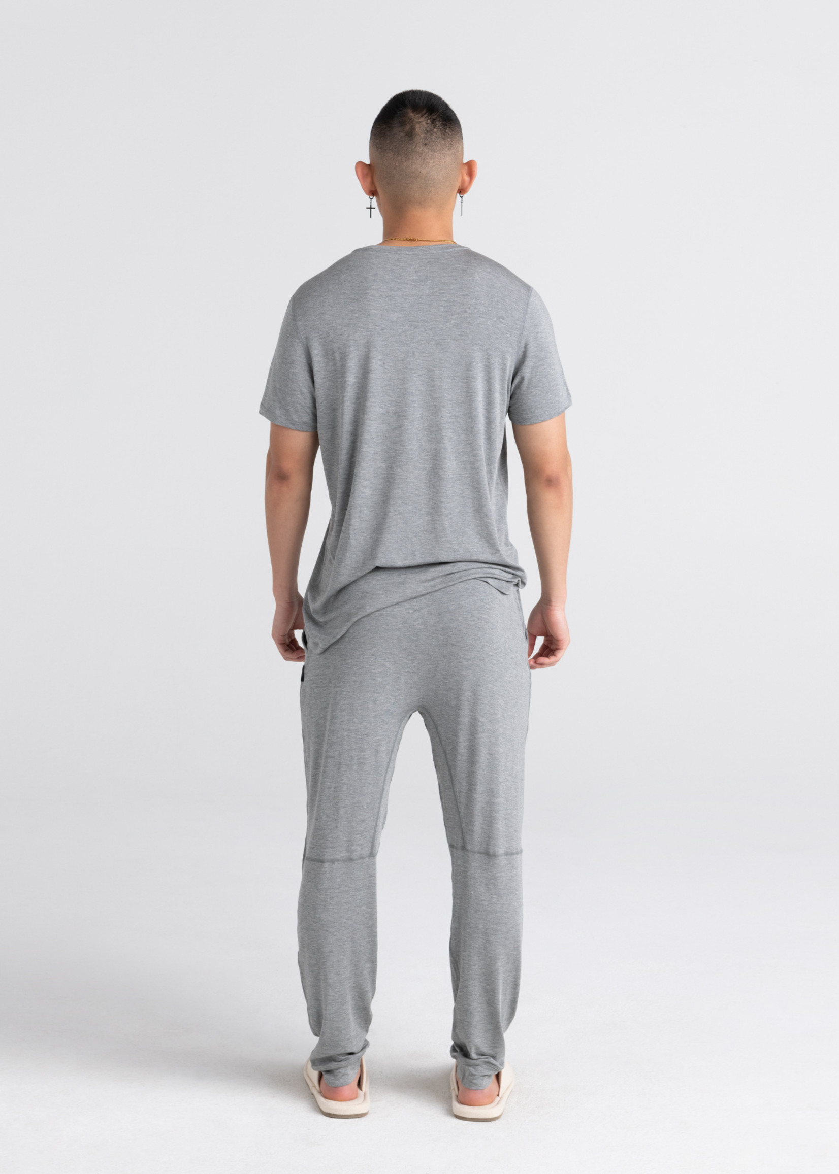 SAXX Long-Sleeve Sleepwalker Stretch-Modal T-Shirt, Sleepwear