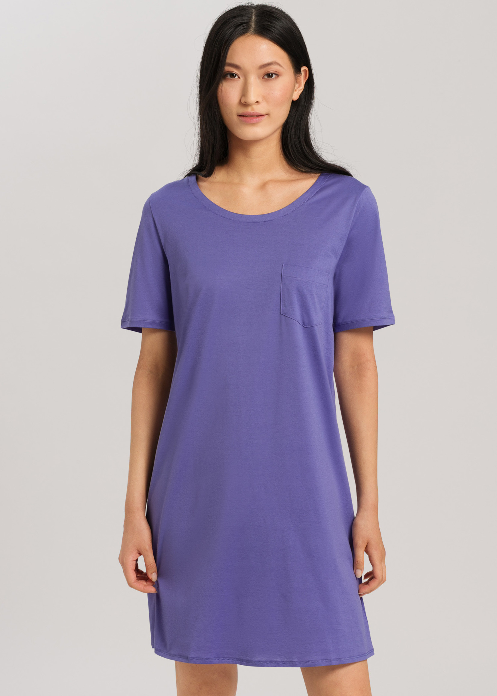Hanro Cotton Deluxe Fashion Short Sleeve Nightshirt