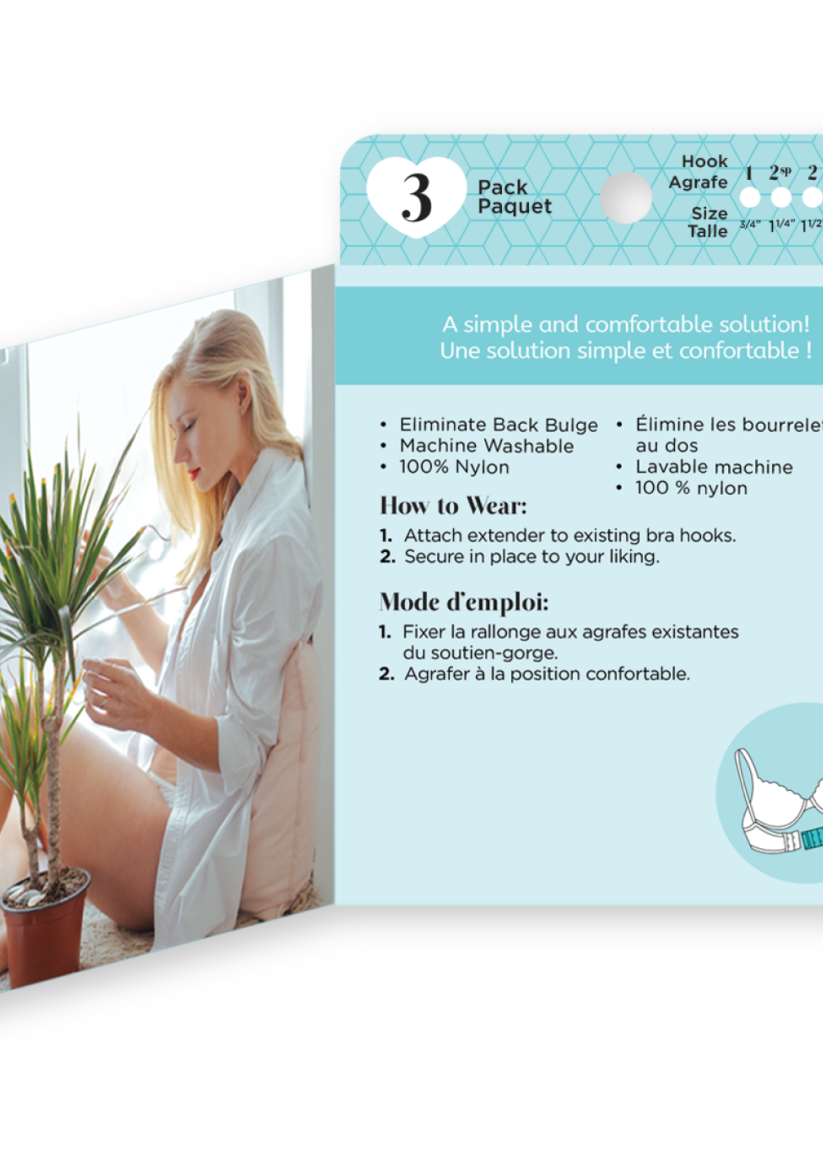 Bra Extender - 2 Hk Multi Pack