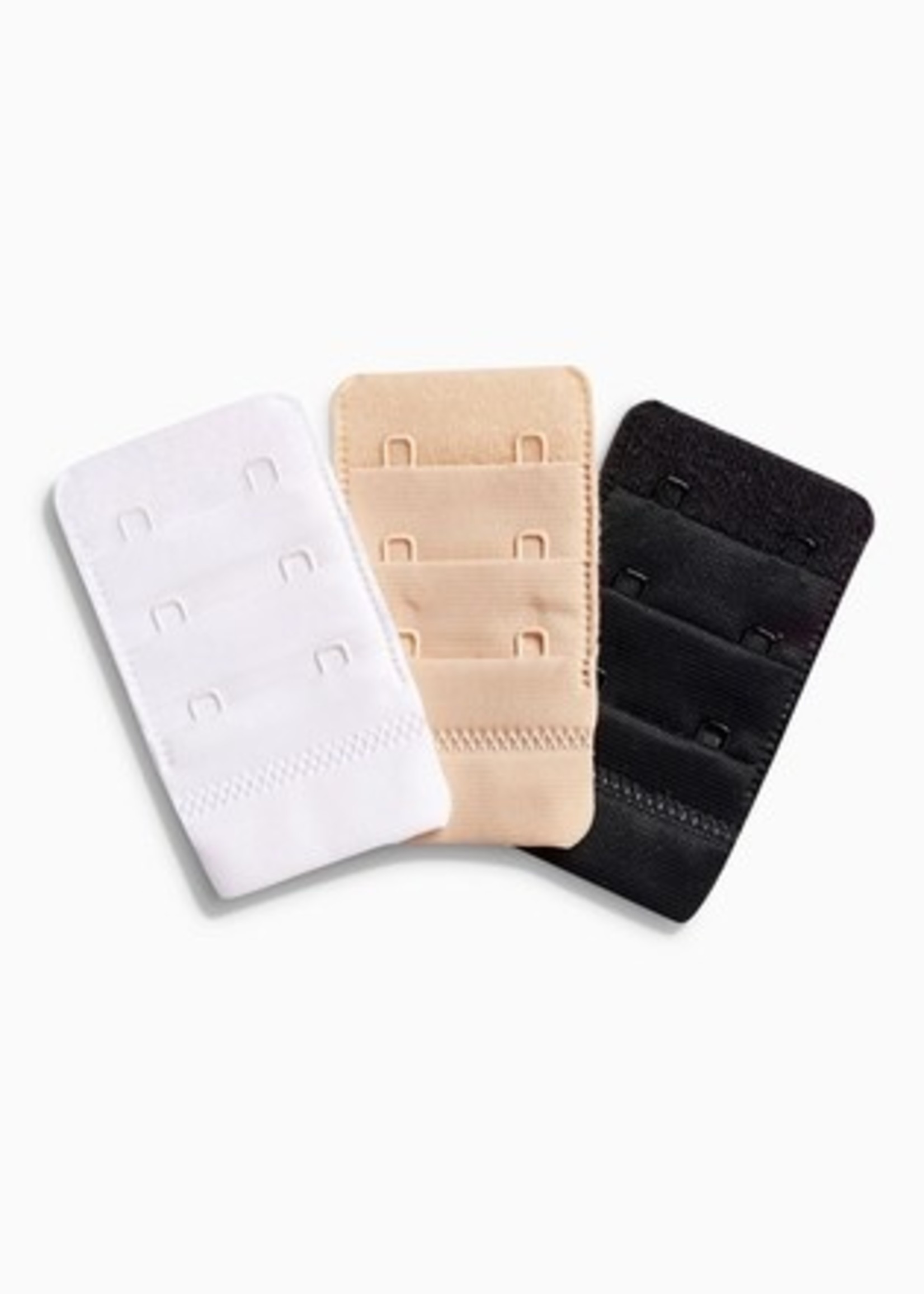 Forever & Ever 2 Hook Bra Back Extender Multi-pack