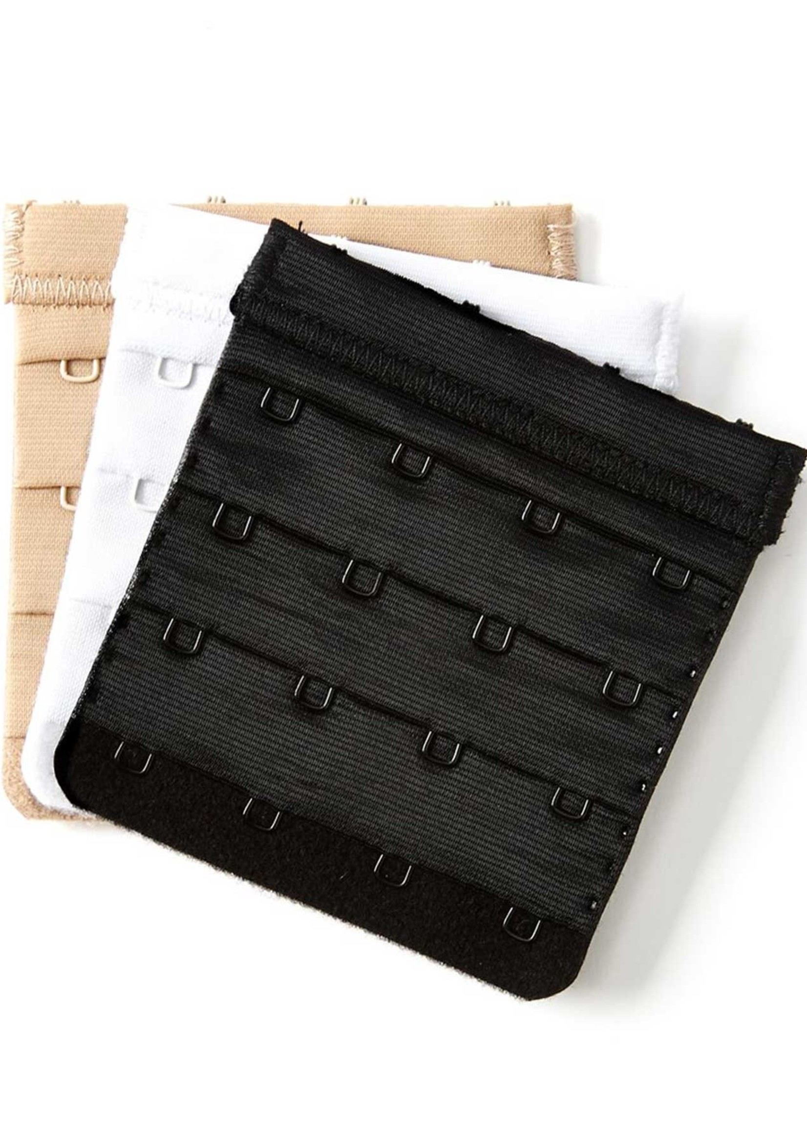 Forever & Ever 4 Hook Bra Back Extender Multi-pack