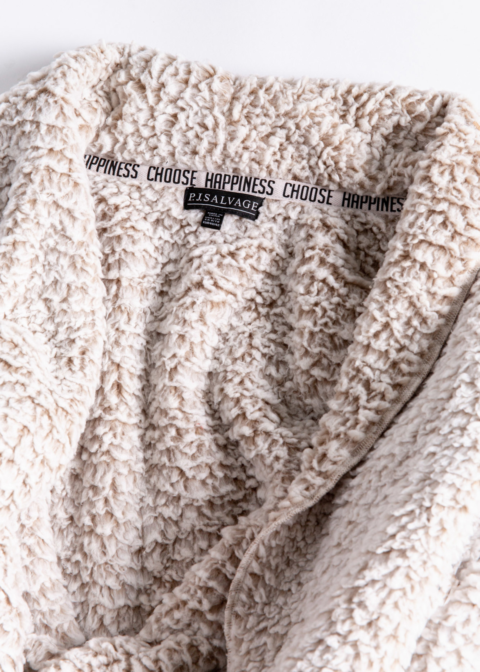 PJ Salvage Cozy Shearling Cardigan 