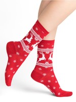 Bleuforet Cotton Snowflake Christmas Socks 6392