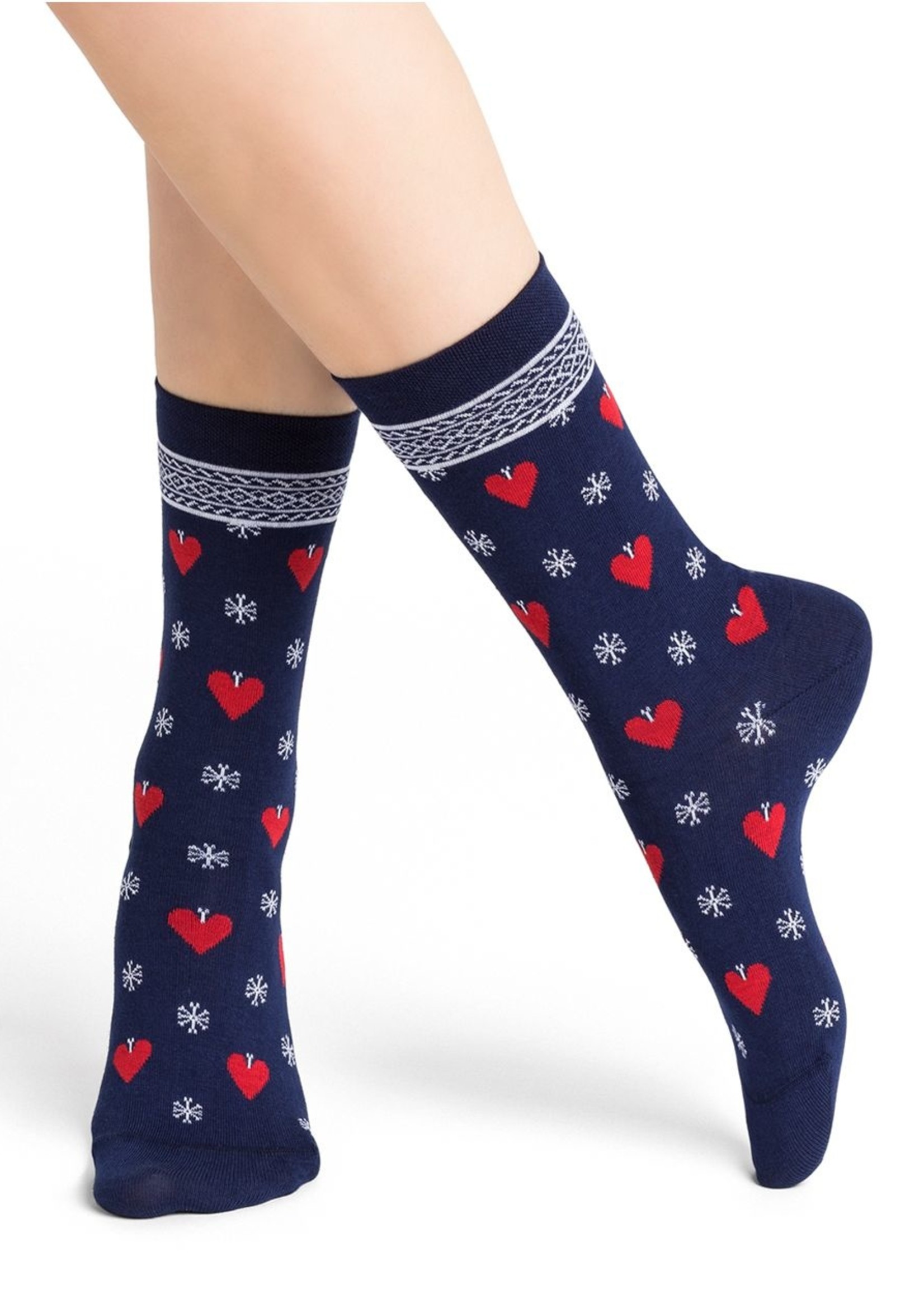 Bleuforet Cotton Christmas Hearts