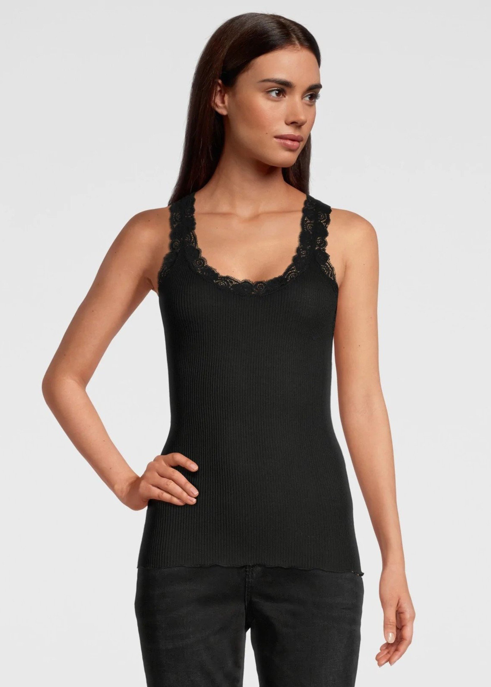 Rib Cami - Black