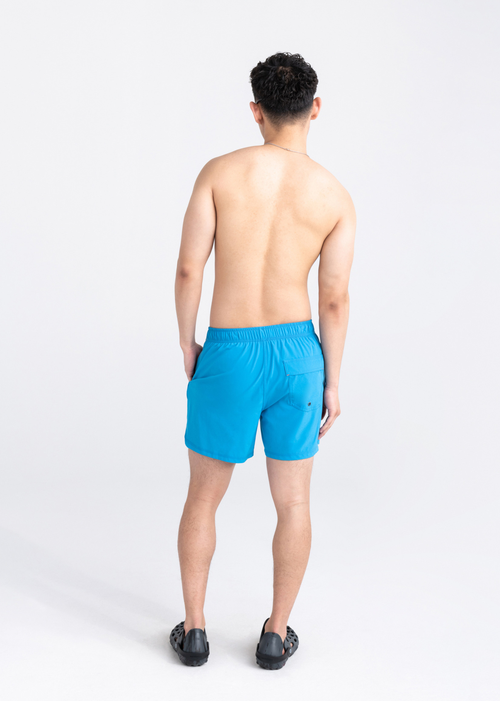 Saxx Oh Buoy 5" Tropical Blue Swim Trunk