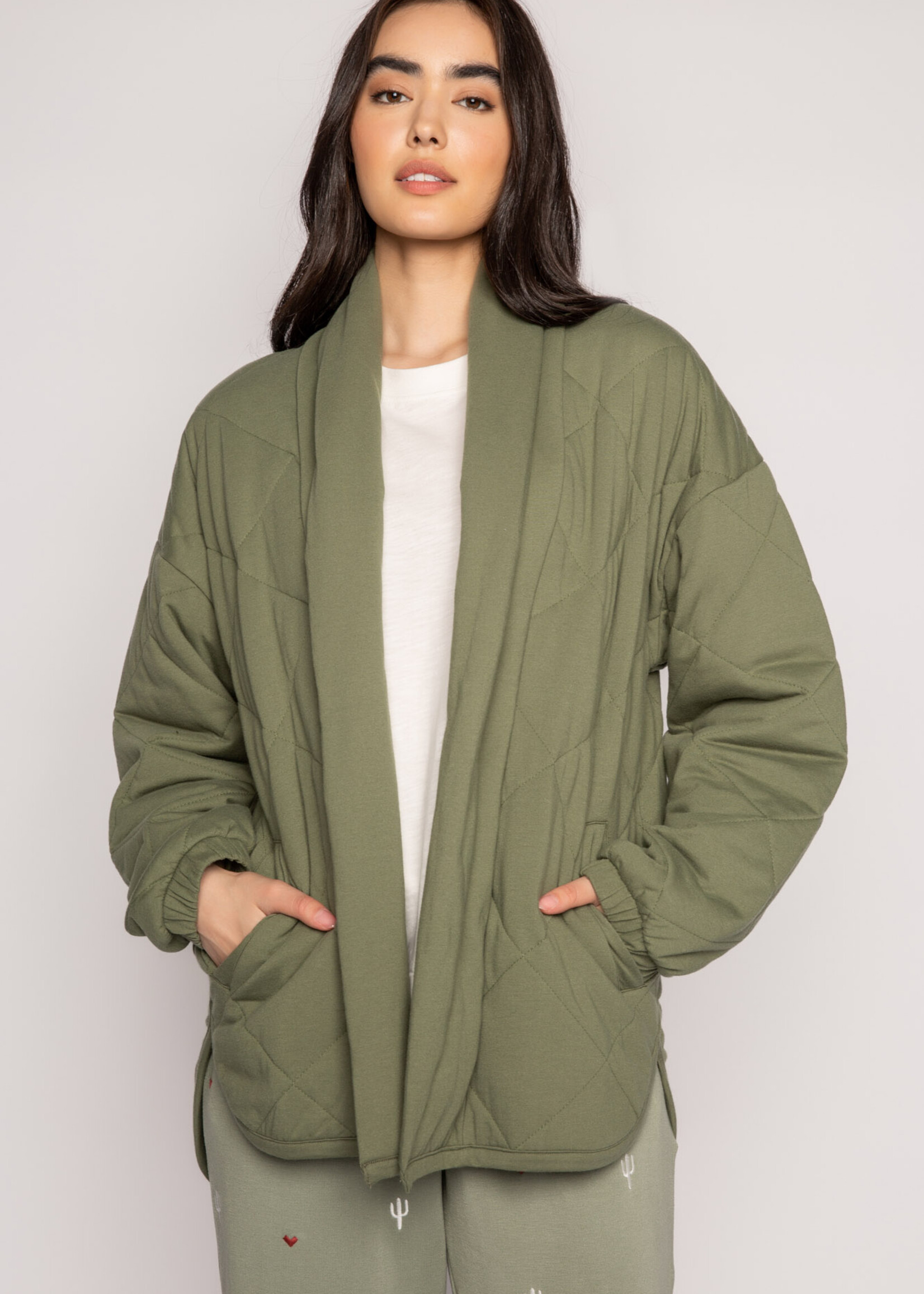 PJ Salvage Quilted Jersey Jacket RKQJJ