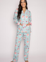 PJ Salvage Coffee Love Flannel PJ Set