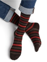 Bleuforet Men's Multicolour Striped Urban Sock 2248