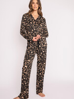 PJ Salvage Black Cheetah PJ Set