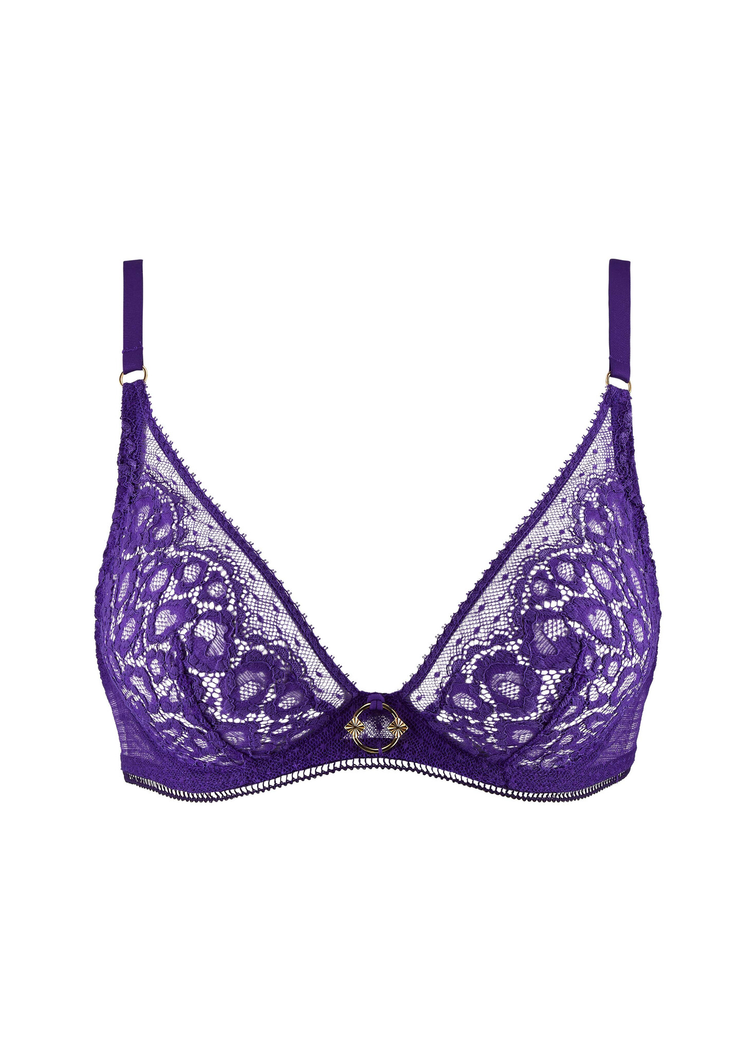 Aubade Illusion Fauve Triangle Bra 1AF12 - Brabary