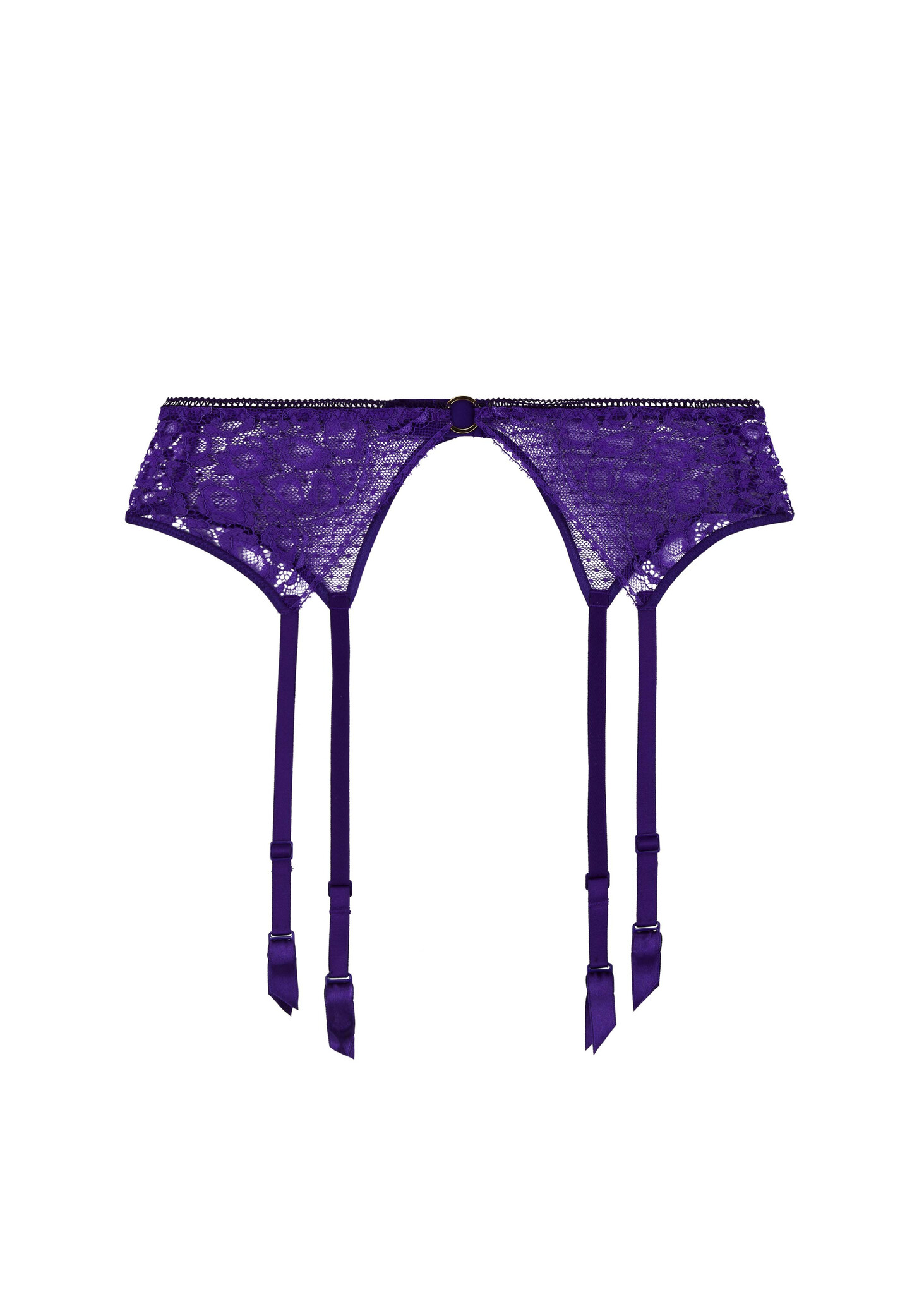 Illusion Fauve Half cup bra Ultraviolet