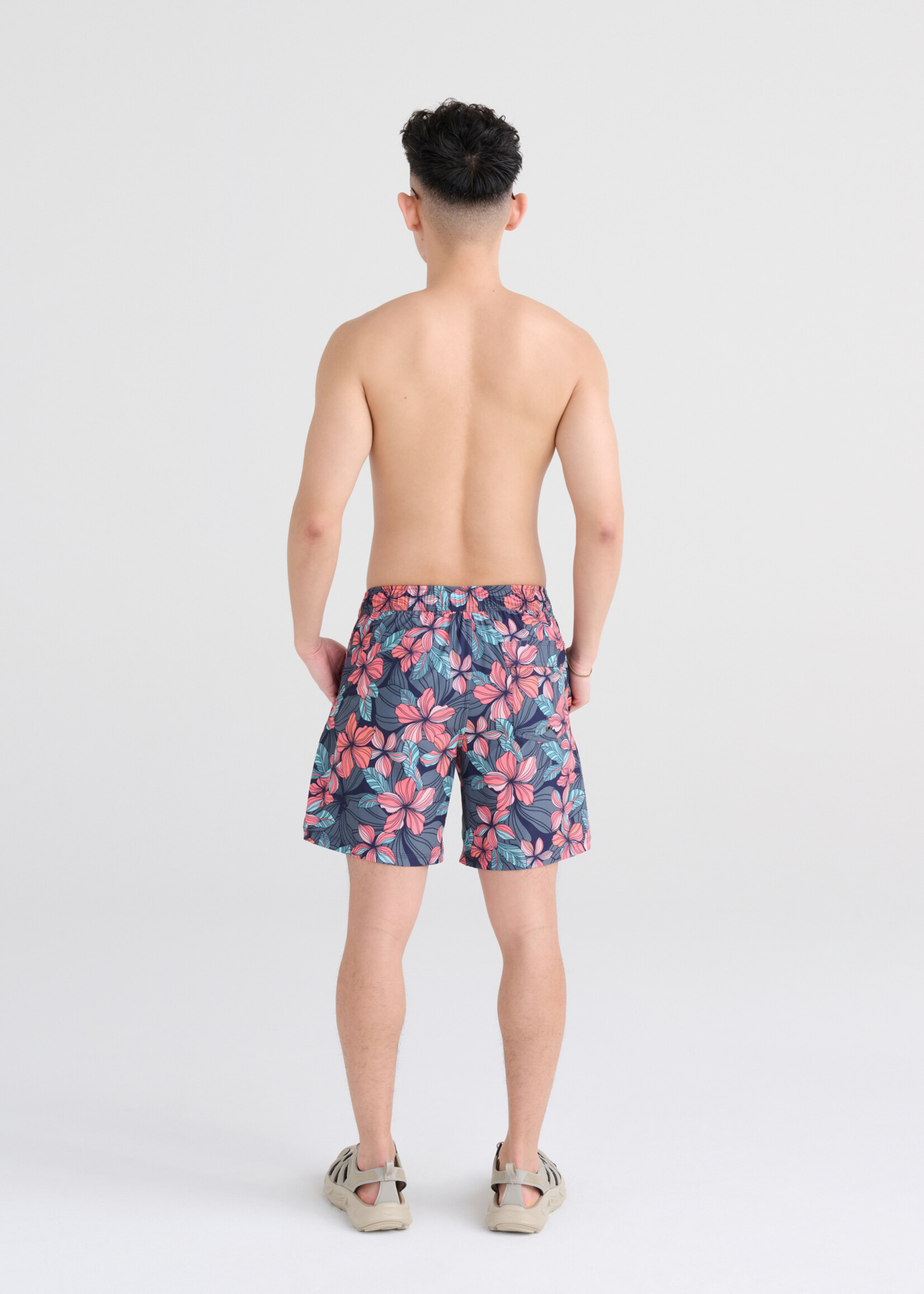 Saxx Oh Buoy 7" Printed Swim Trunk