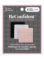 Forever & Ever 4 Hook Bra Back Extender Multi-pack