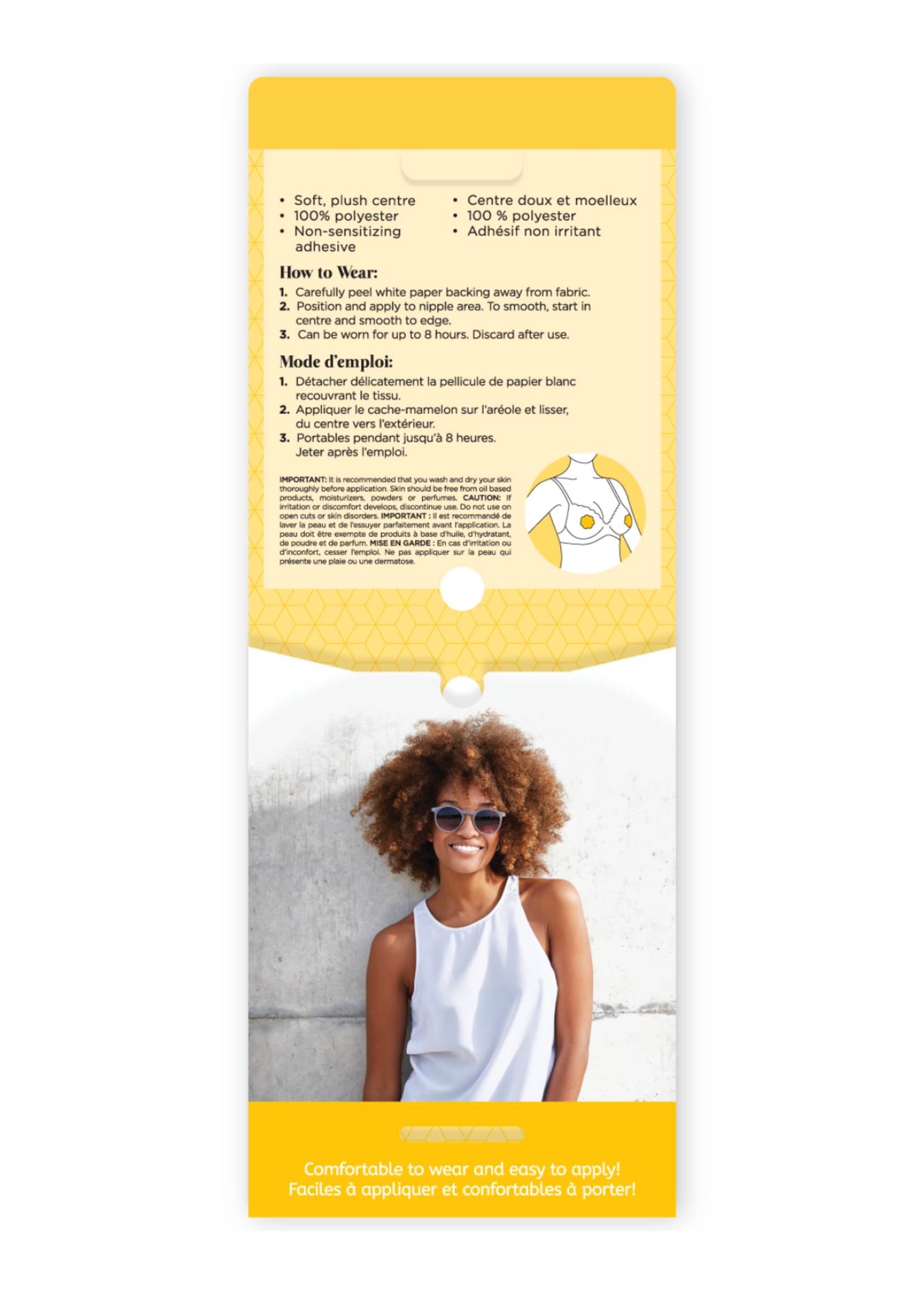 Forever & Ever Discreet Adhesive Nipple Covers 3 Pair