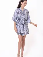 Christine Toile Jardin Silk Robe