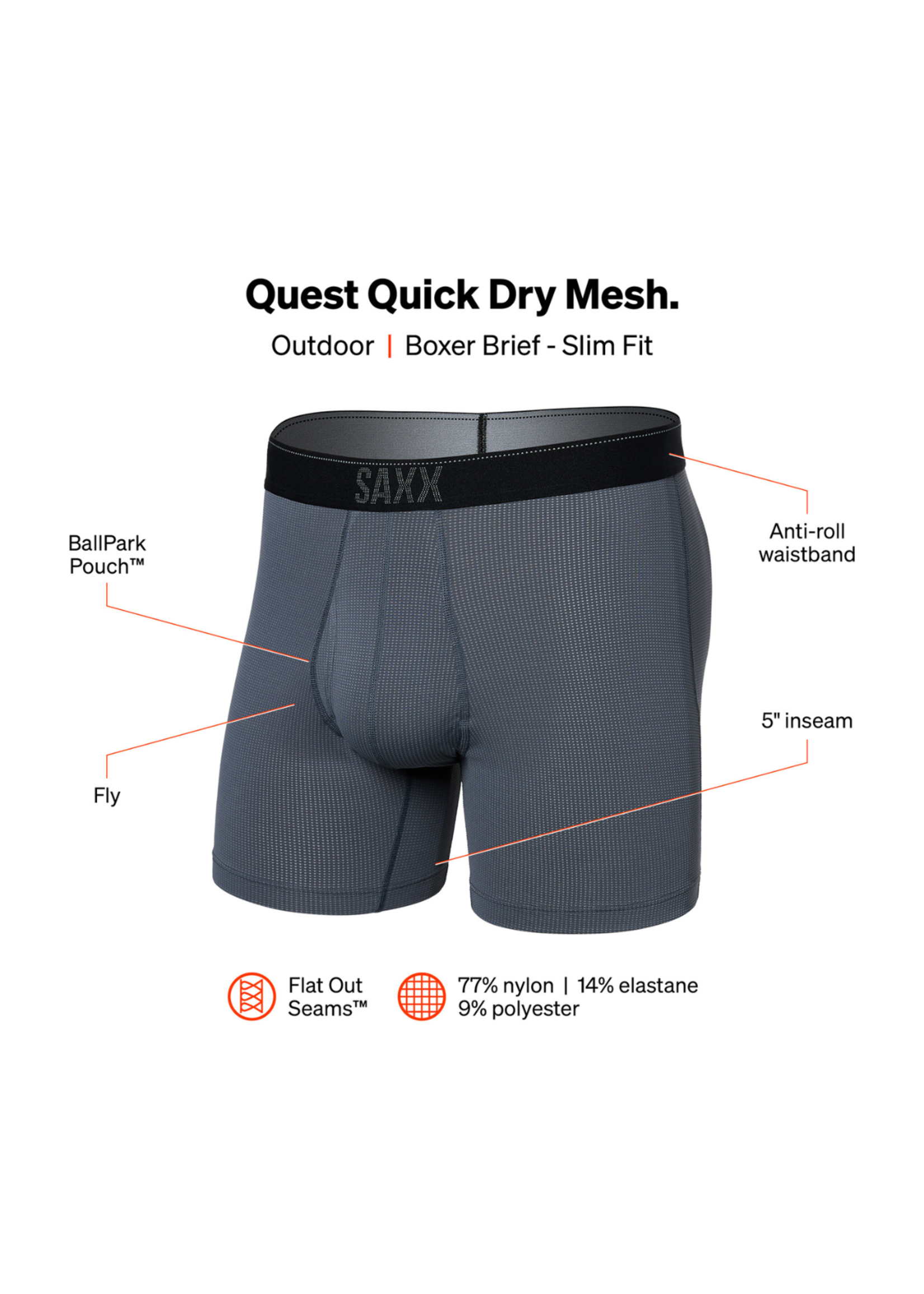 Saxx Quest 2.0 Boxer Brief