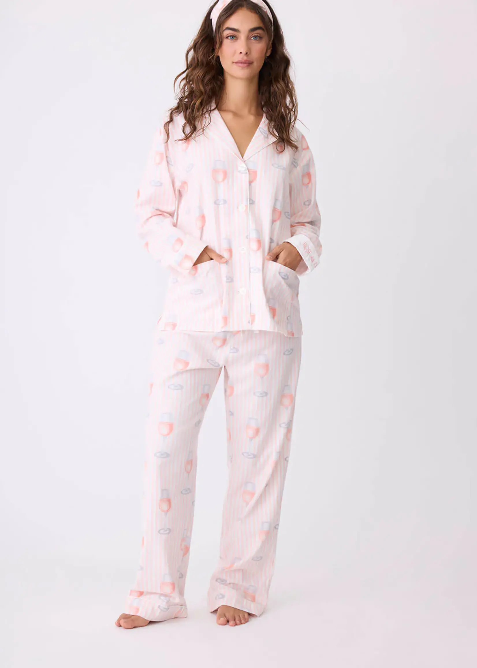 PJ Salvage Rose All Day Flannel PJ Set RPFLPJ