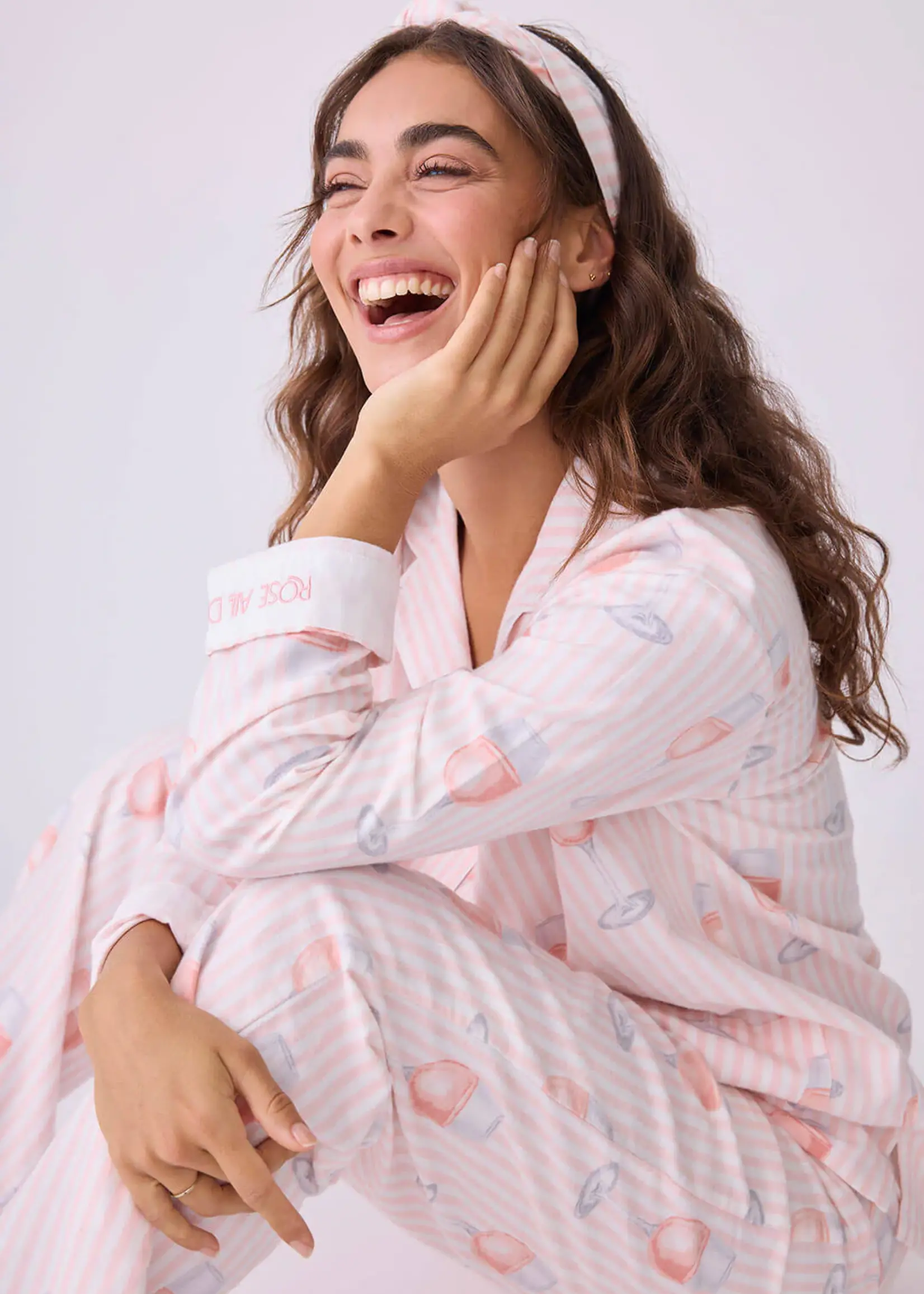 PJ Salvage Rose All Day Flannel PJ Set RPFLPJ