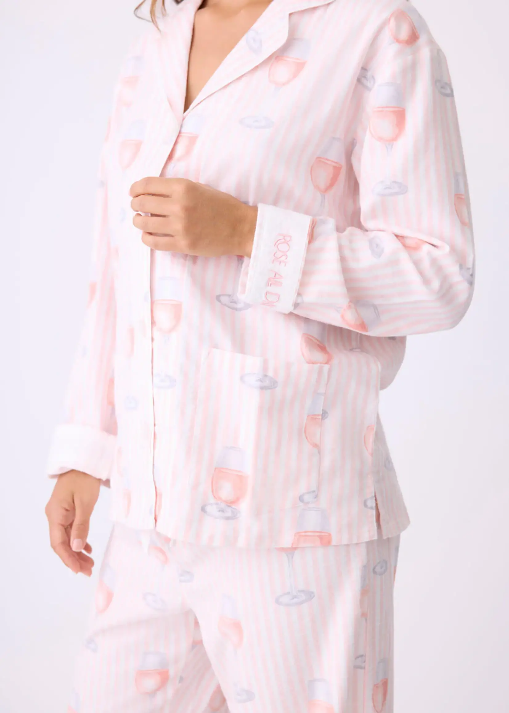 PJ Salvage Rose All Day Flannel PJ Set RPFLPJ