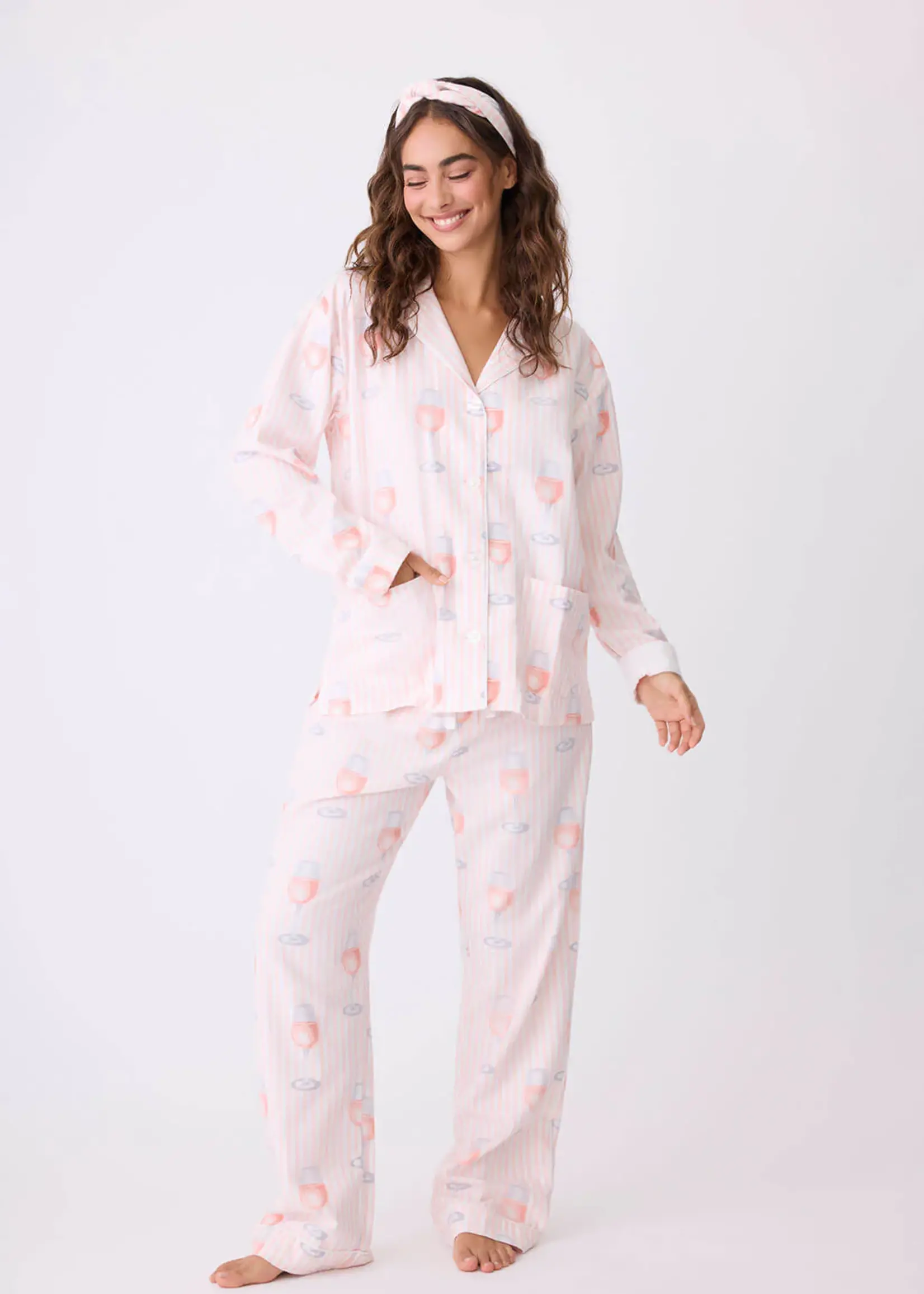 PJ Salvage Rose All Day Flannel PJ Set RPFLPJ