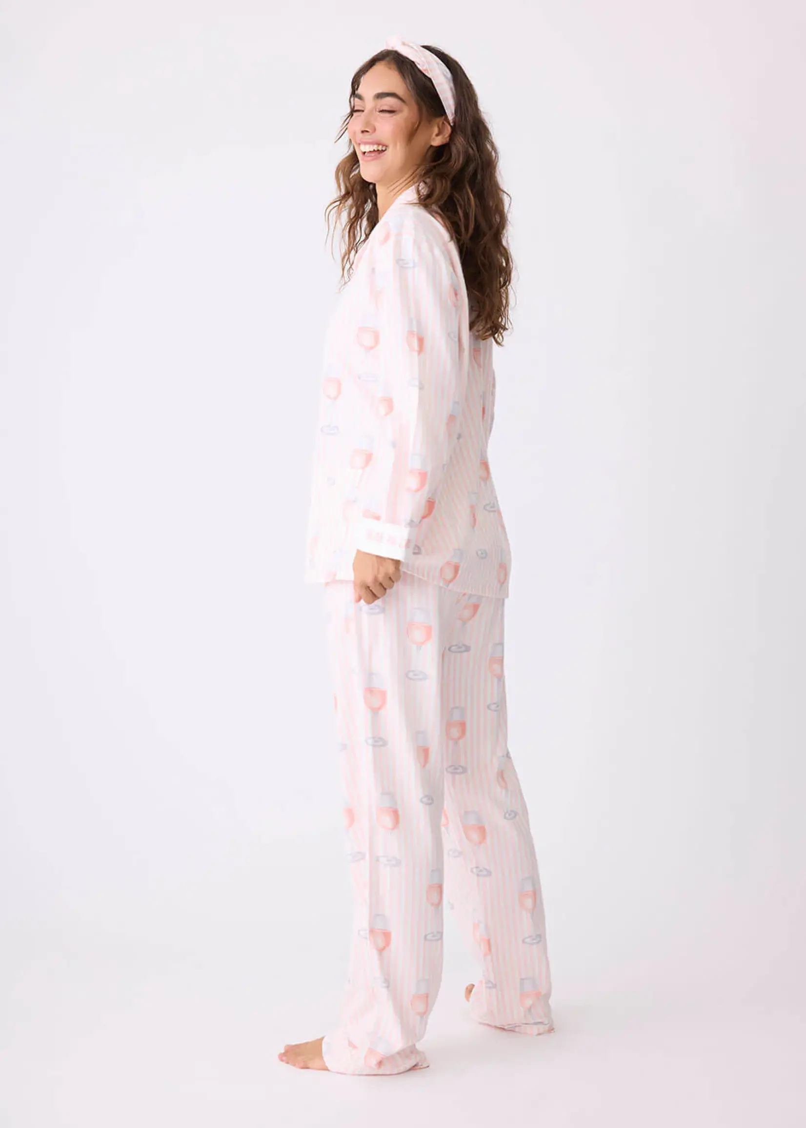 PJ Salvage Rose All Day Flannel PJ Set RPFLPJ